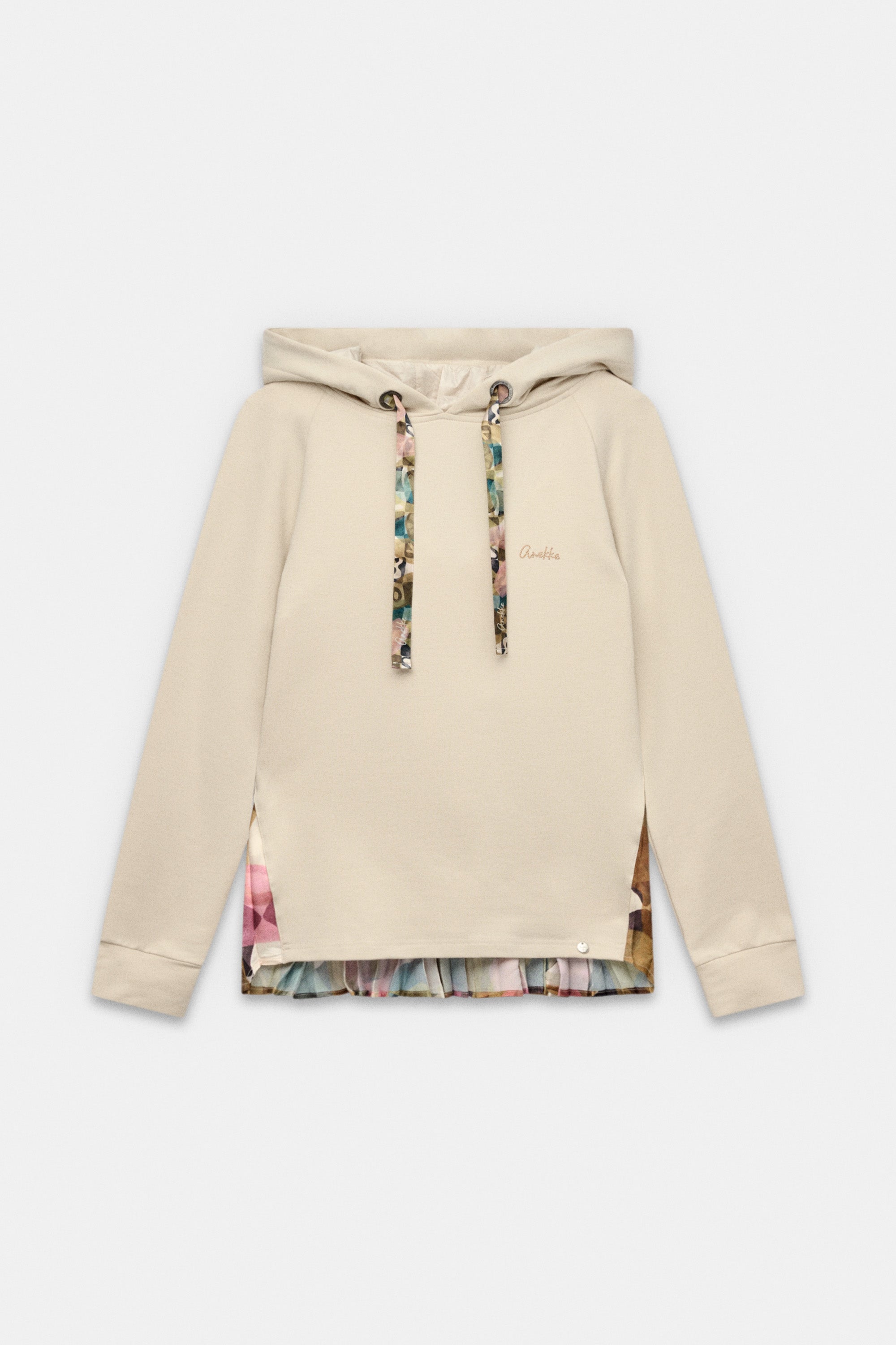 Sweat à capuche plissé