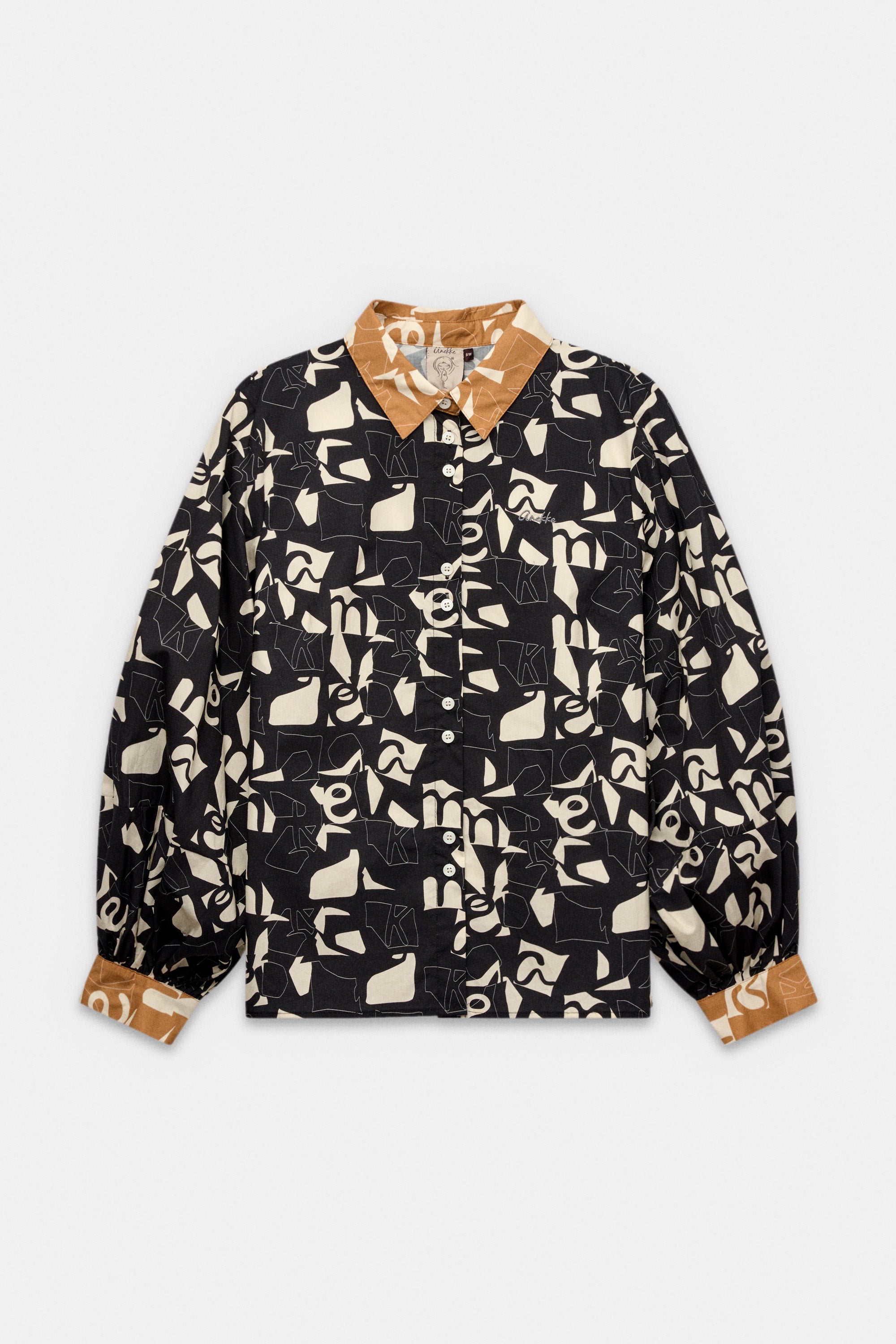 Chemise à manches longues imprimée Bloom