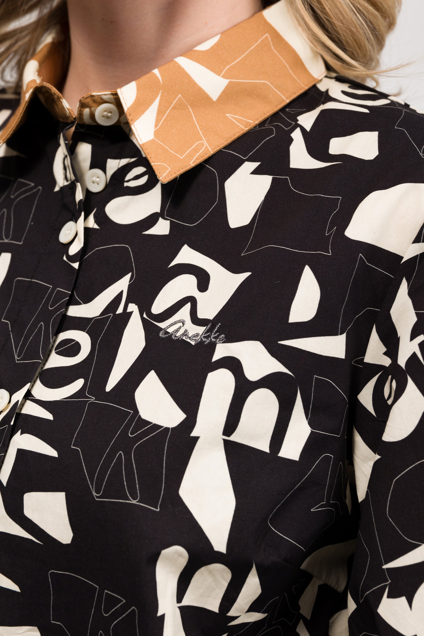 Chemise à manches longues imprimée Bloom