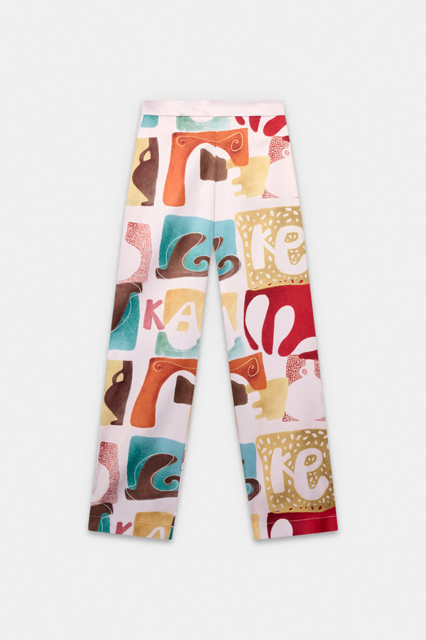 Pantalon imprimé Amphora