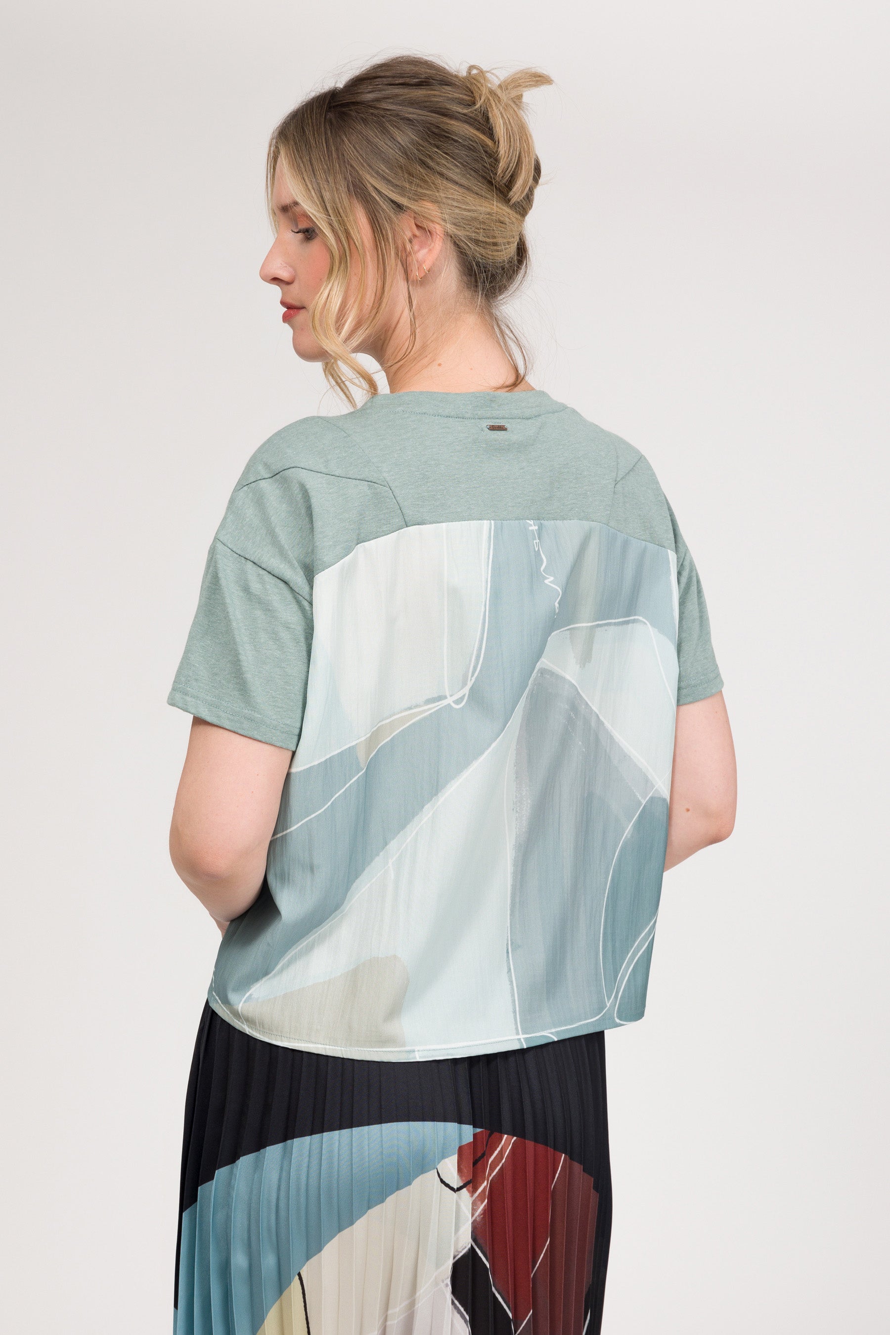 T-shirt à manches courtes bleu