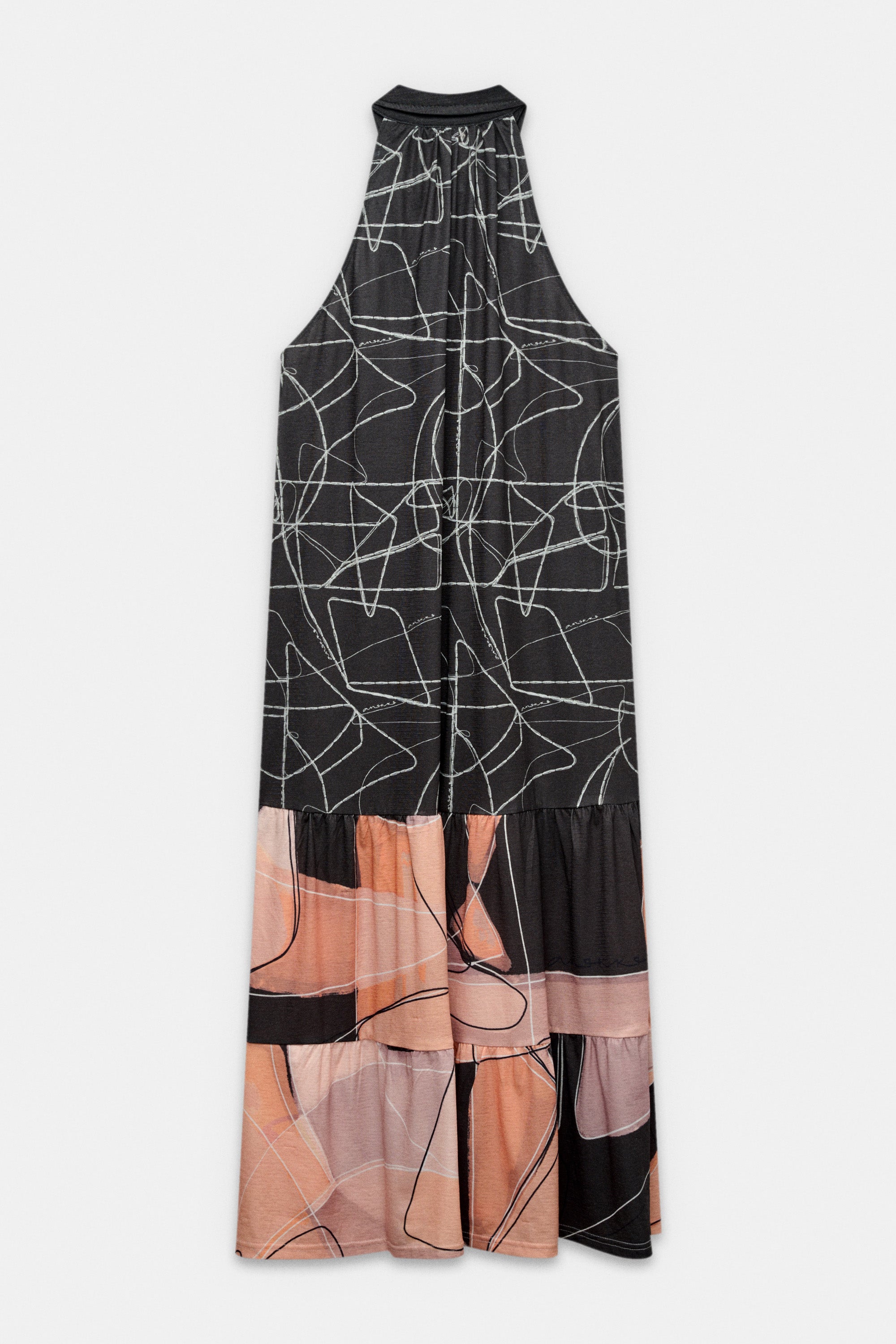 Robe imprimée sans manches