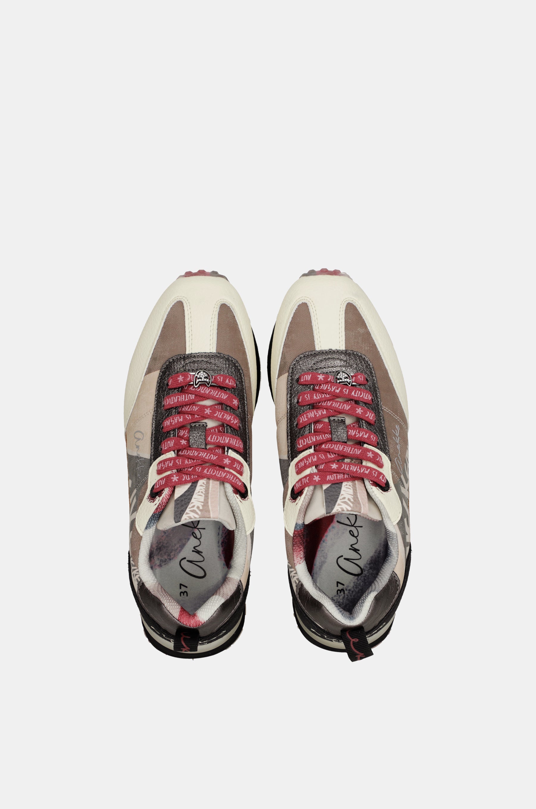 Sneakers roses et blancs