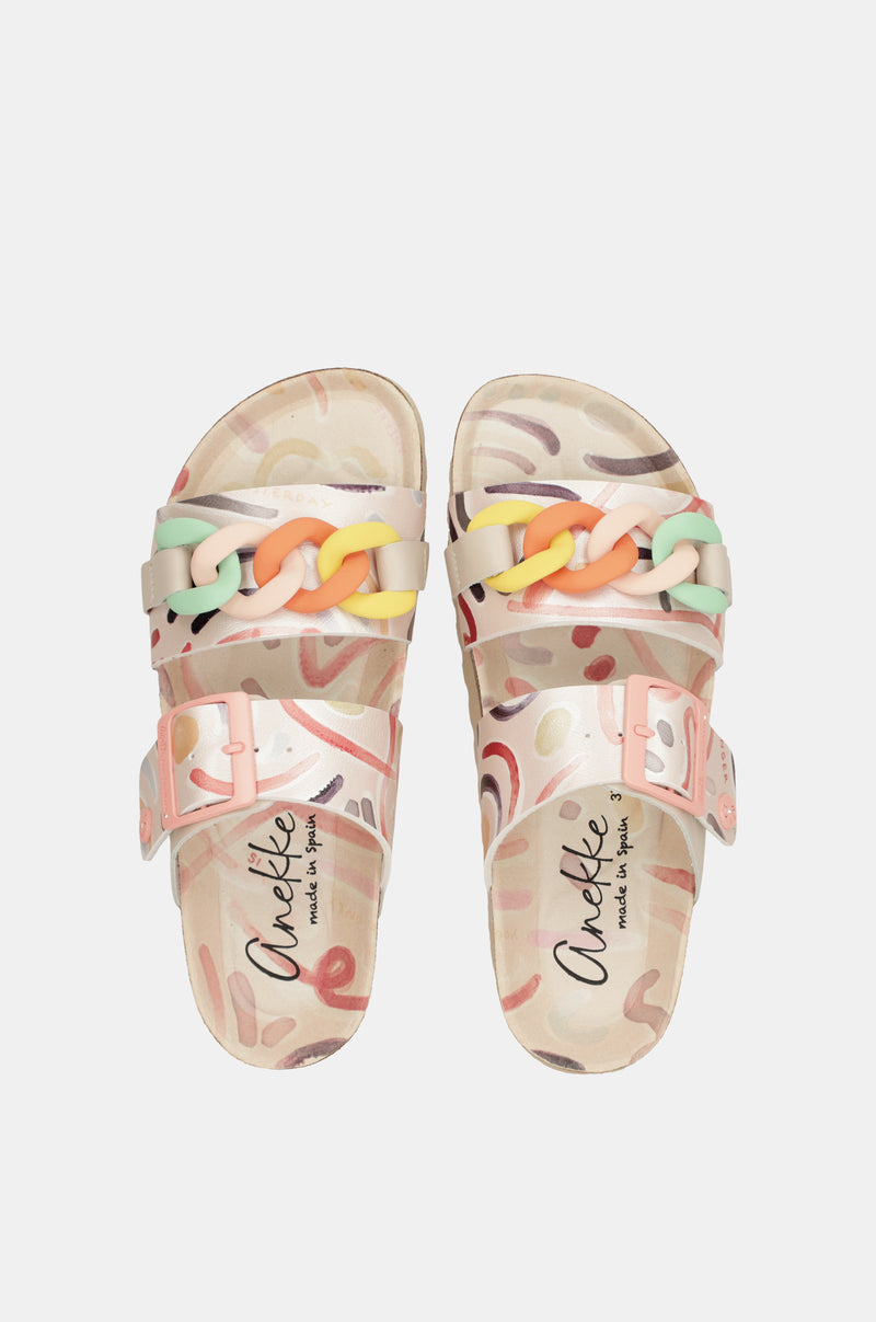 Sandales bio avec maillons Olympia