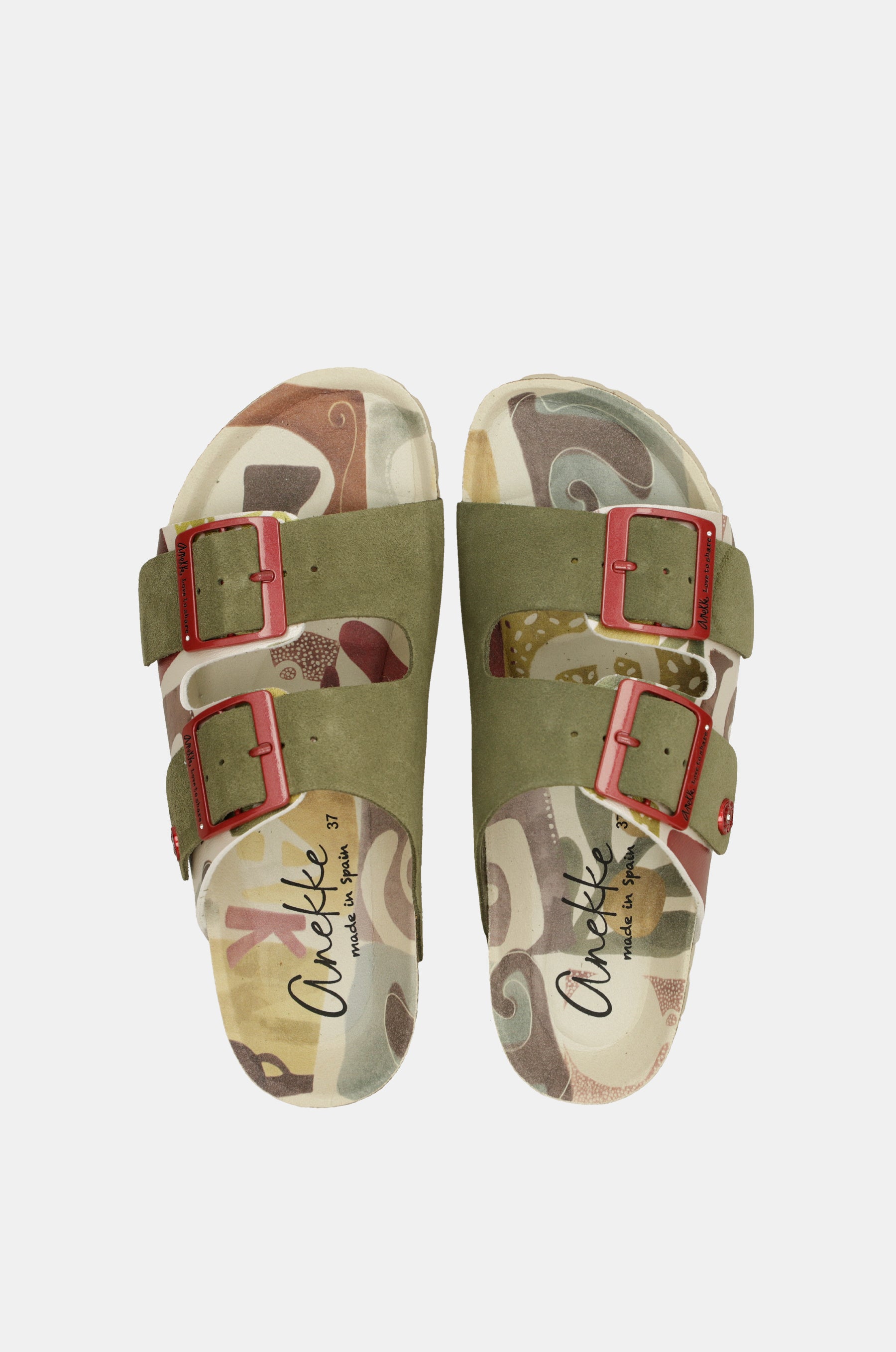 Sandales bio vertes Amphora