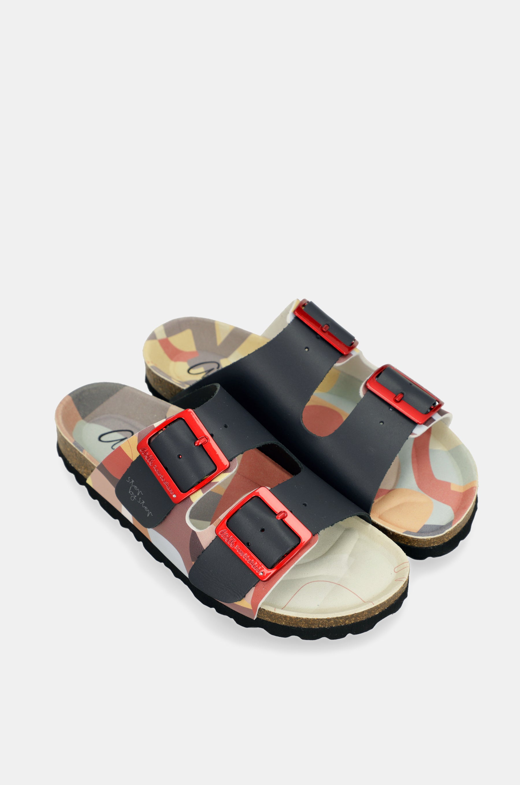 Sandales bio bleu marine Eikon