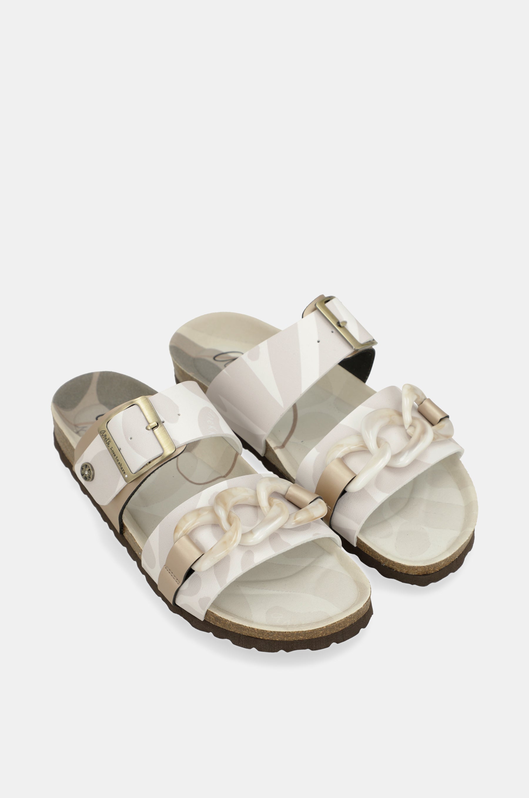 Sandales bio beige Gaia
