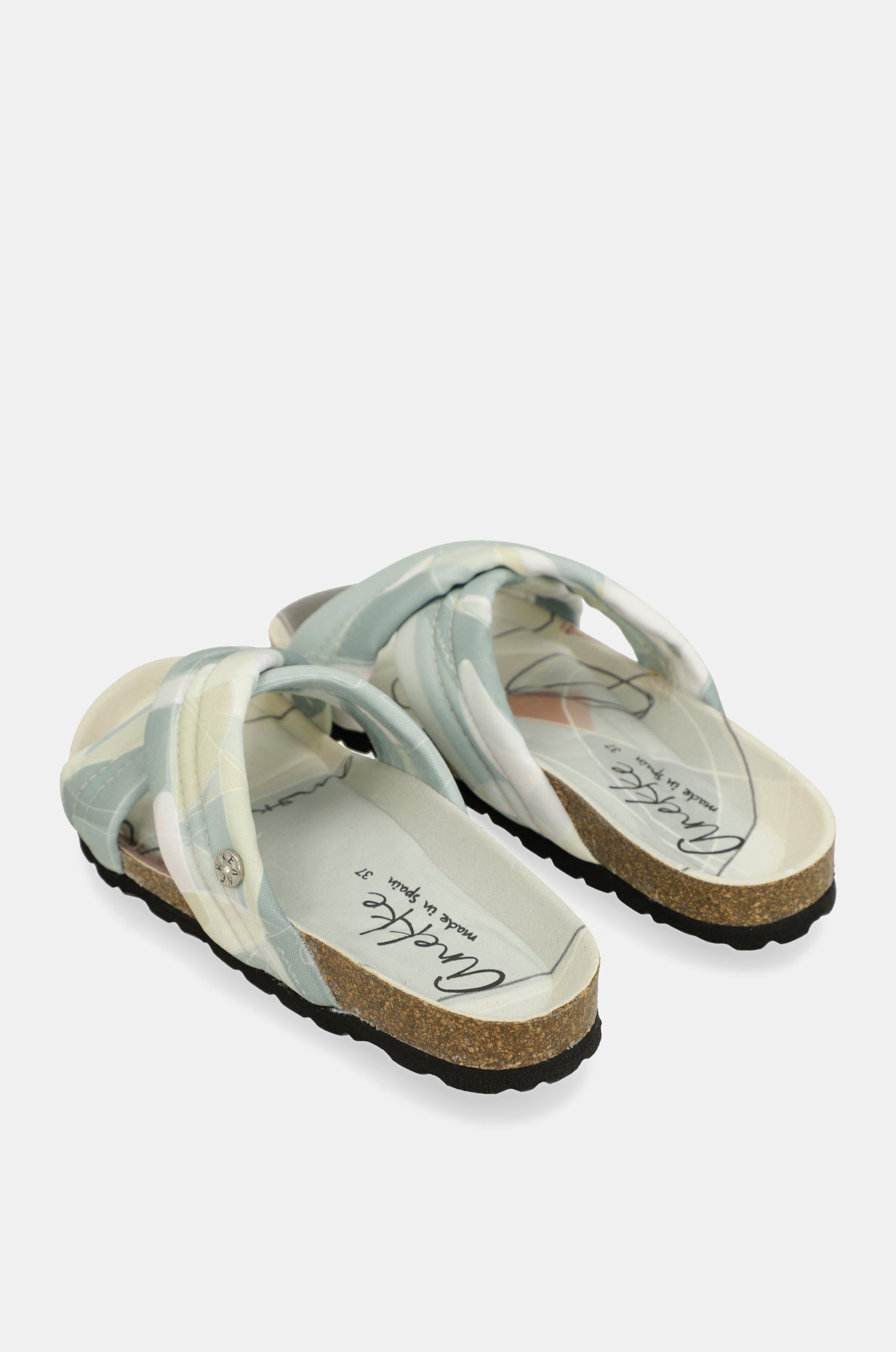 Sandales croisées bleues