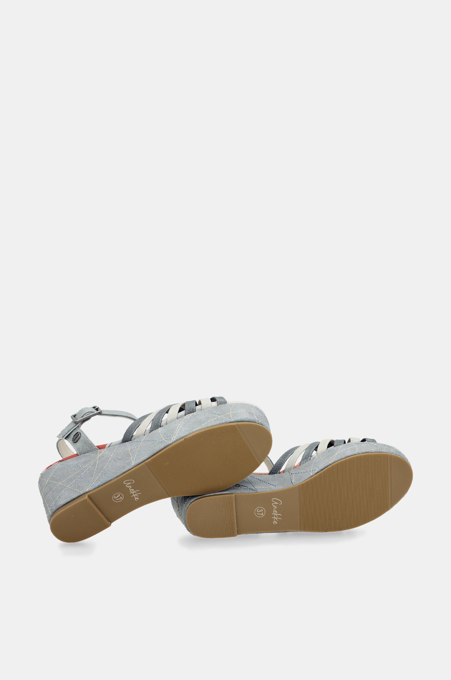 Sandales croisées bleues Auralis