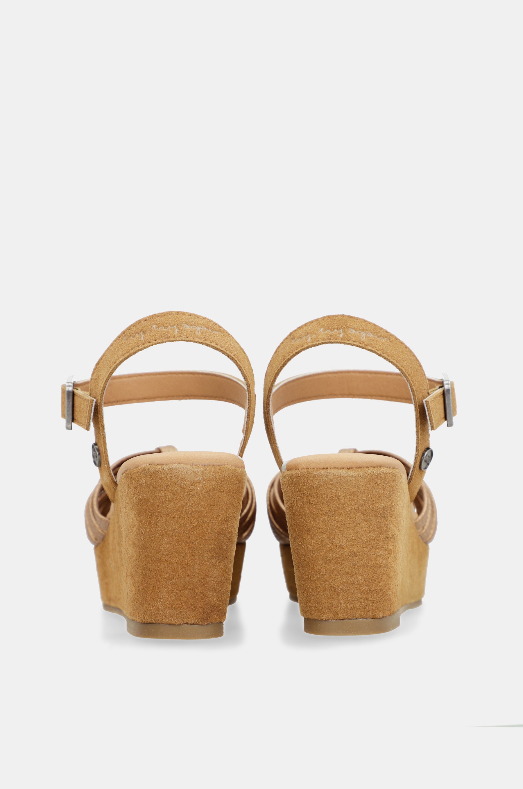 Sandales croisées couleur cannelle Gaia