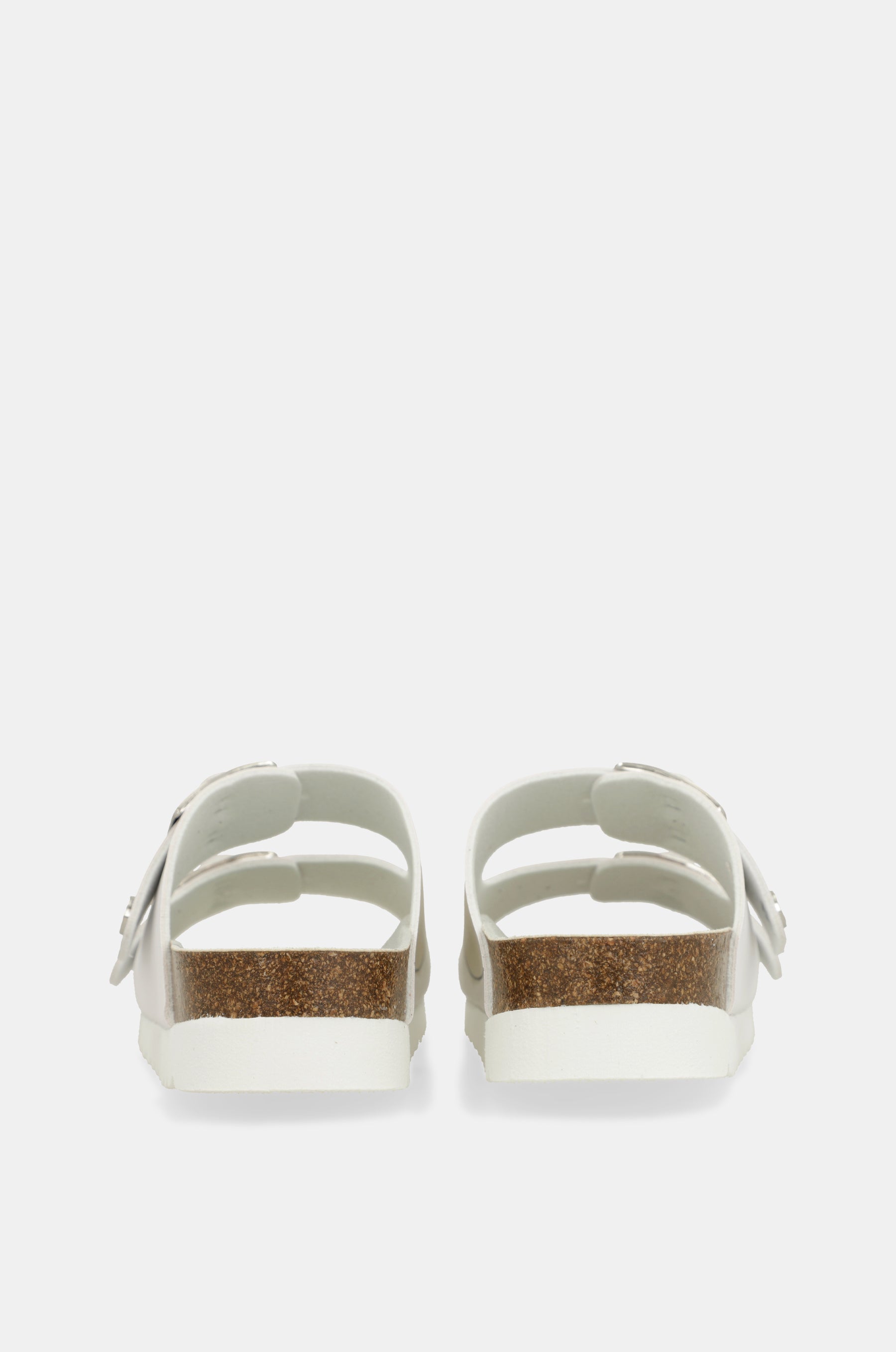 Sandales bio bleues et blanches