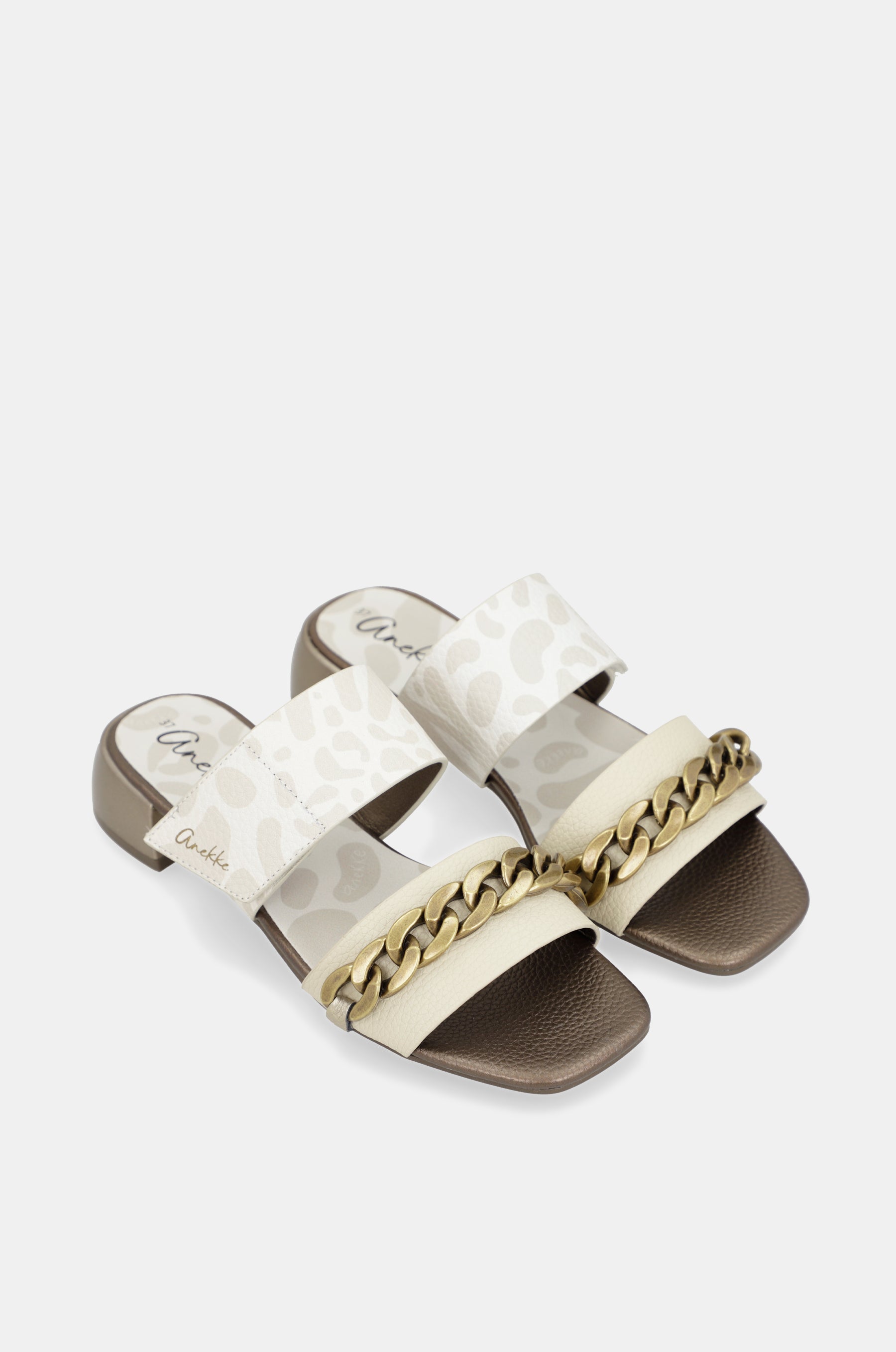 Sandales à talon et maillons Gaia