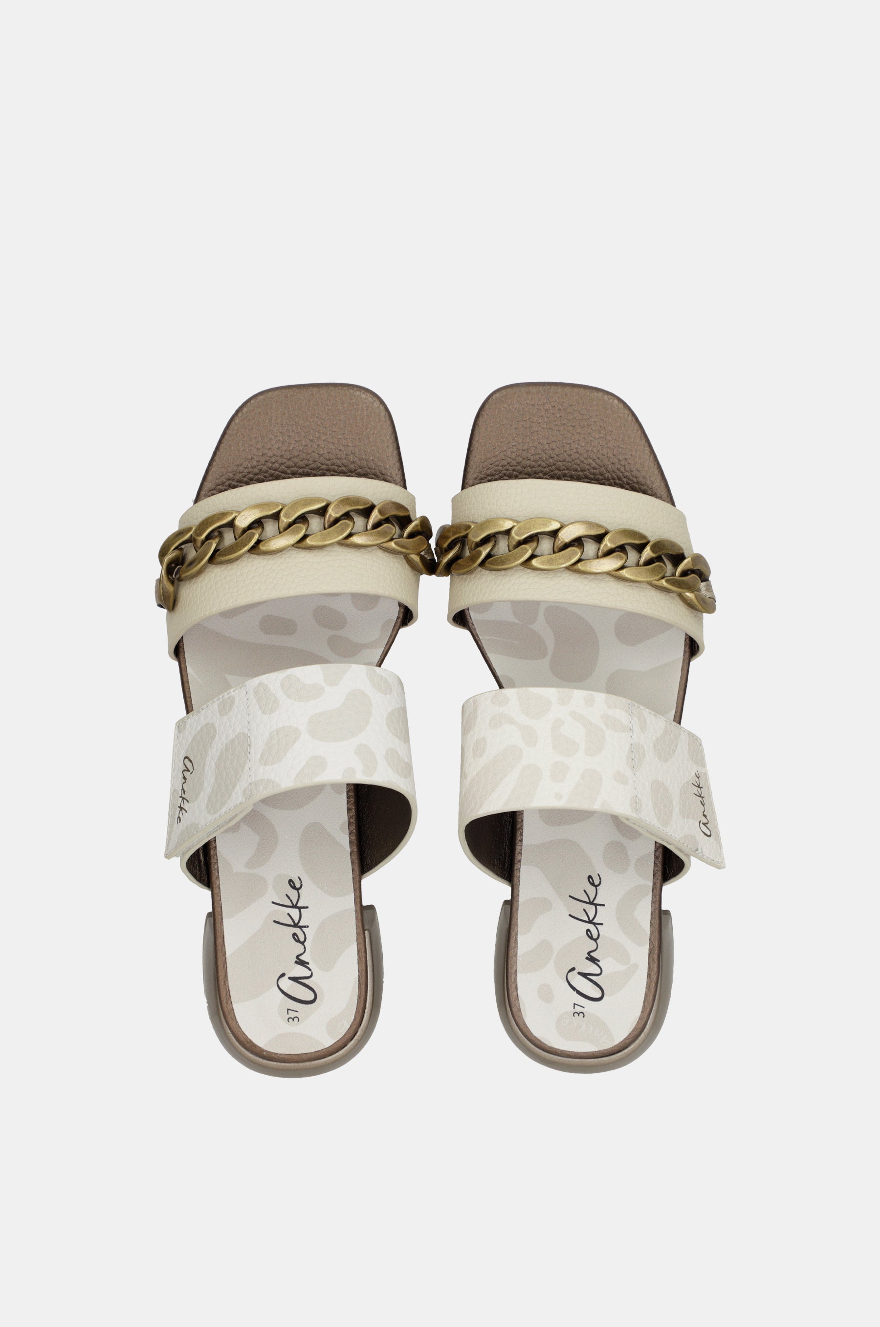 Sandales à talon et maillons Gaia