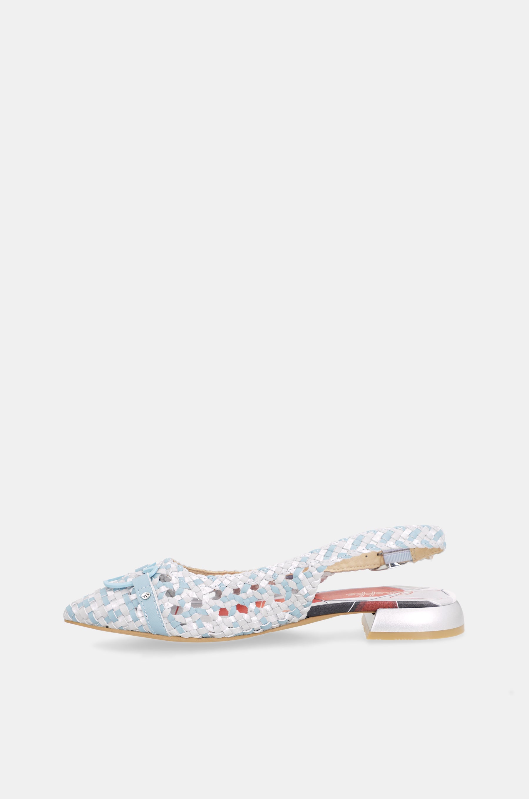 Ballerines slingback bleues