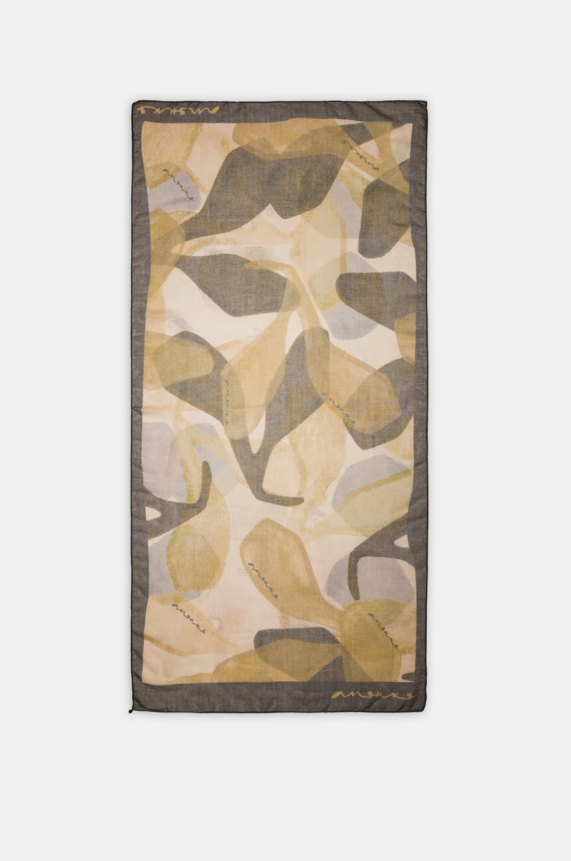 Foulard marron Bloom