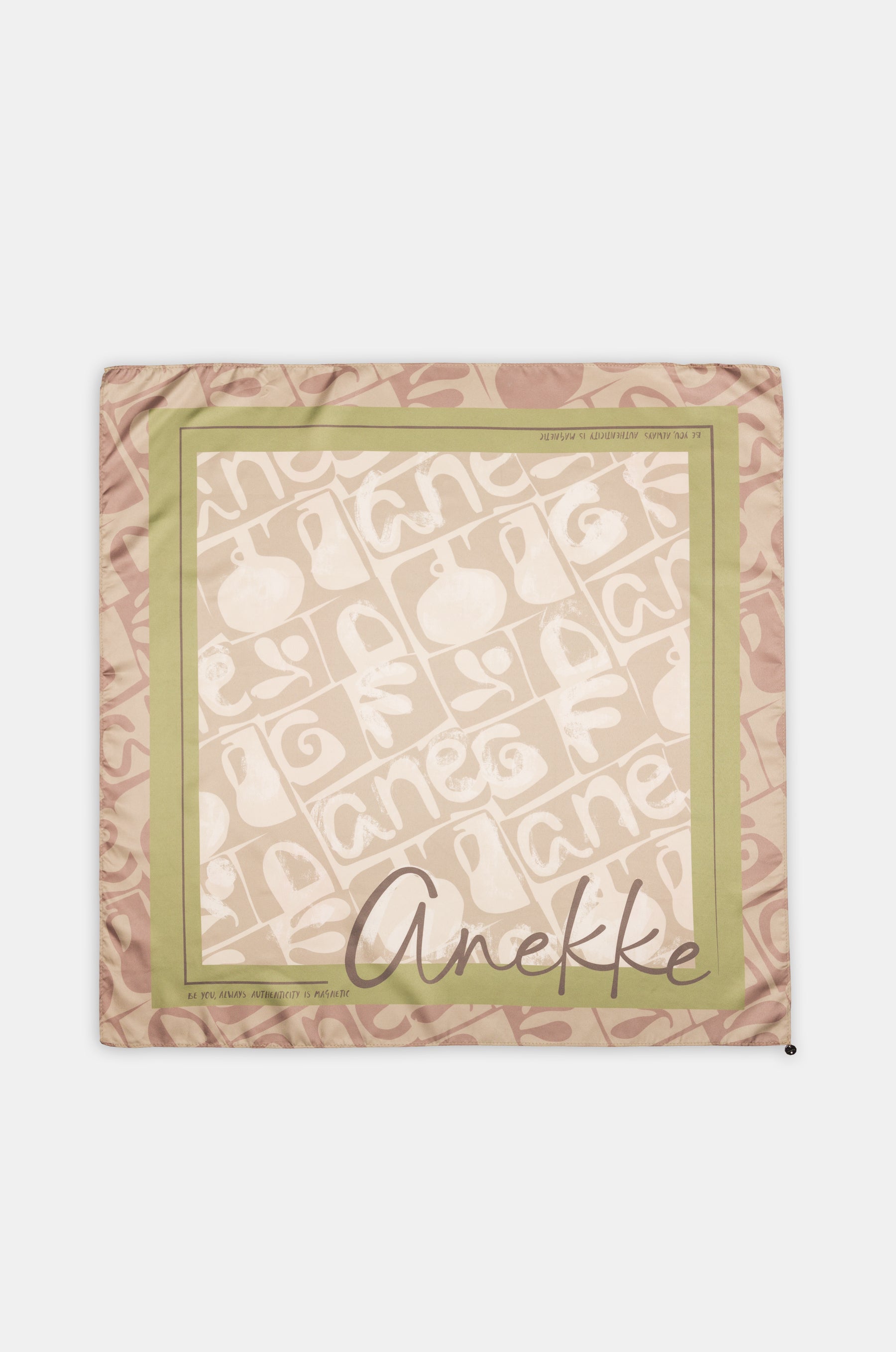 Foulard carré imprimé Muse