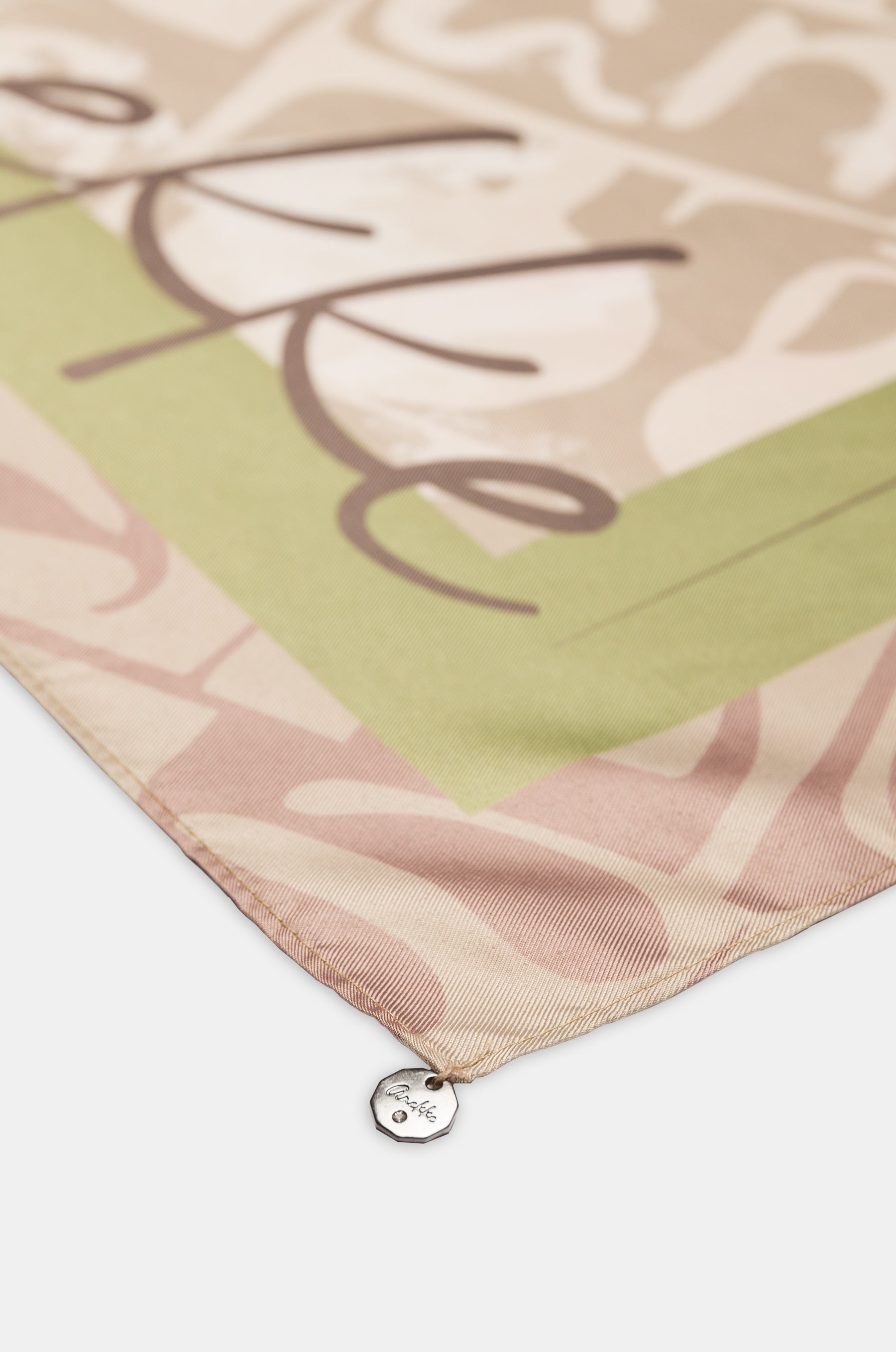 Foulard carré imprimé Muse