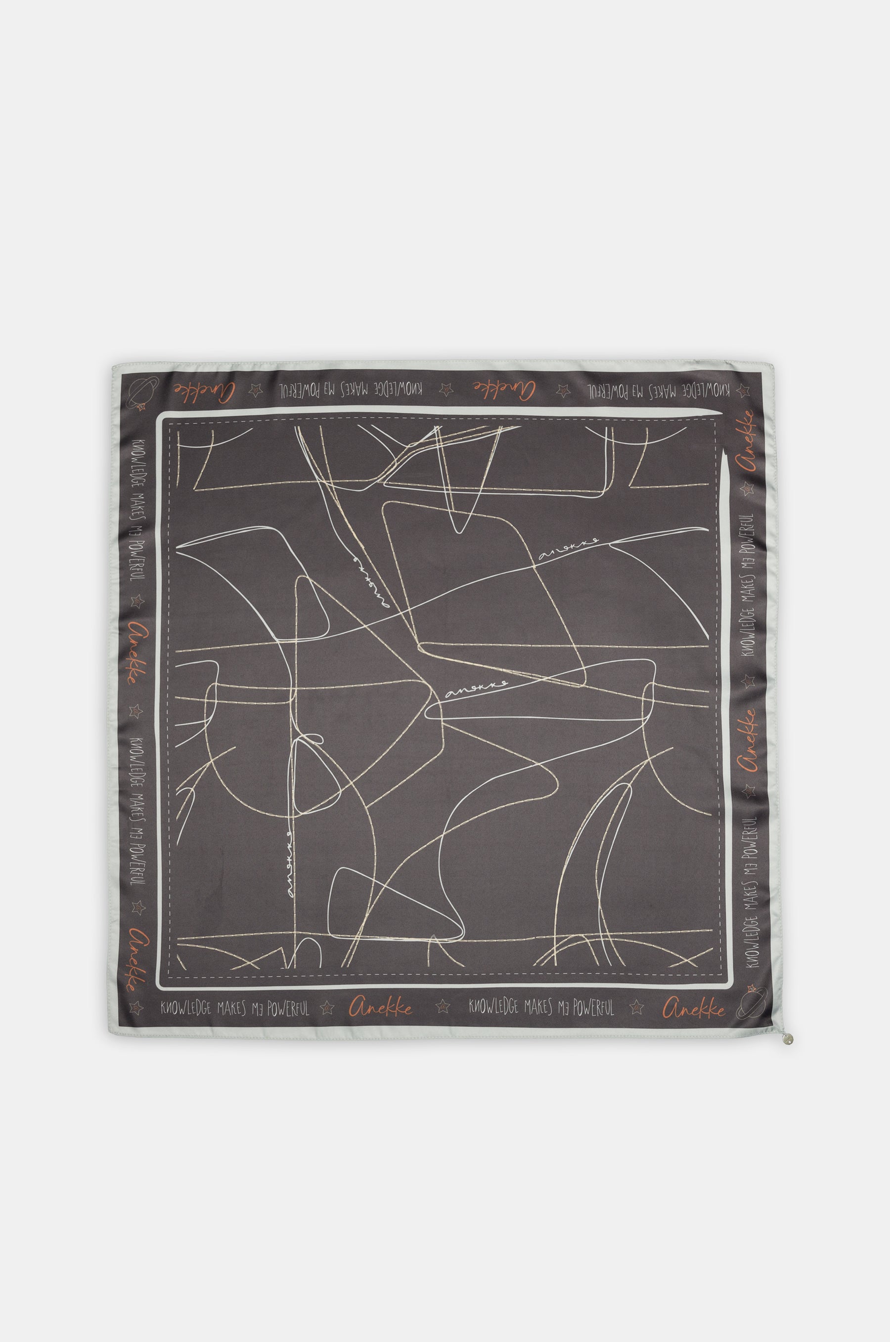 Foulard carré imprimé Auralis