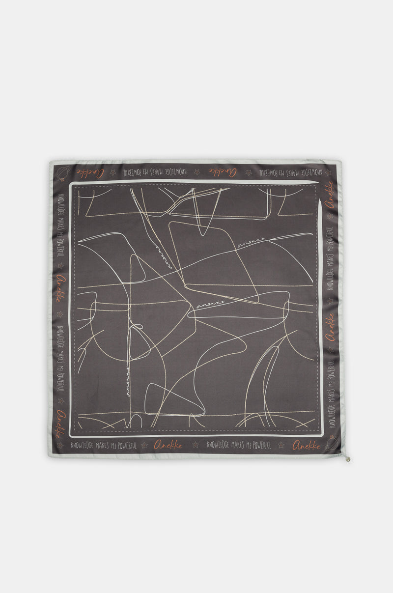 Foulard carré imprimé Auralis