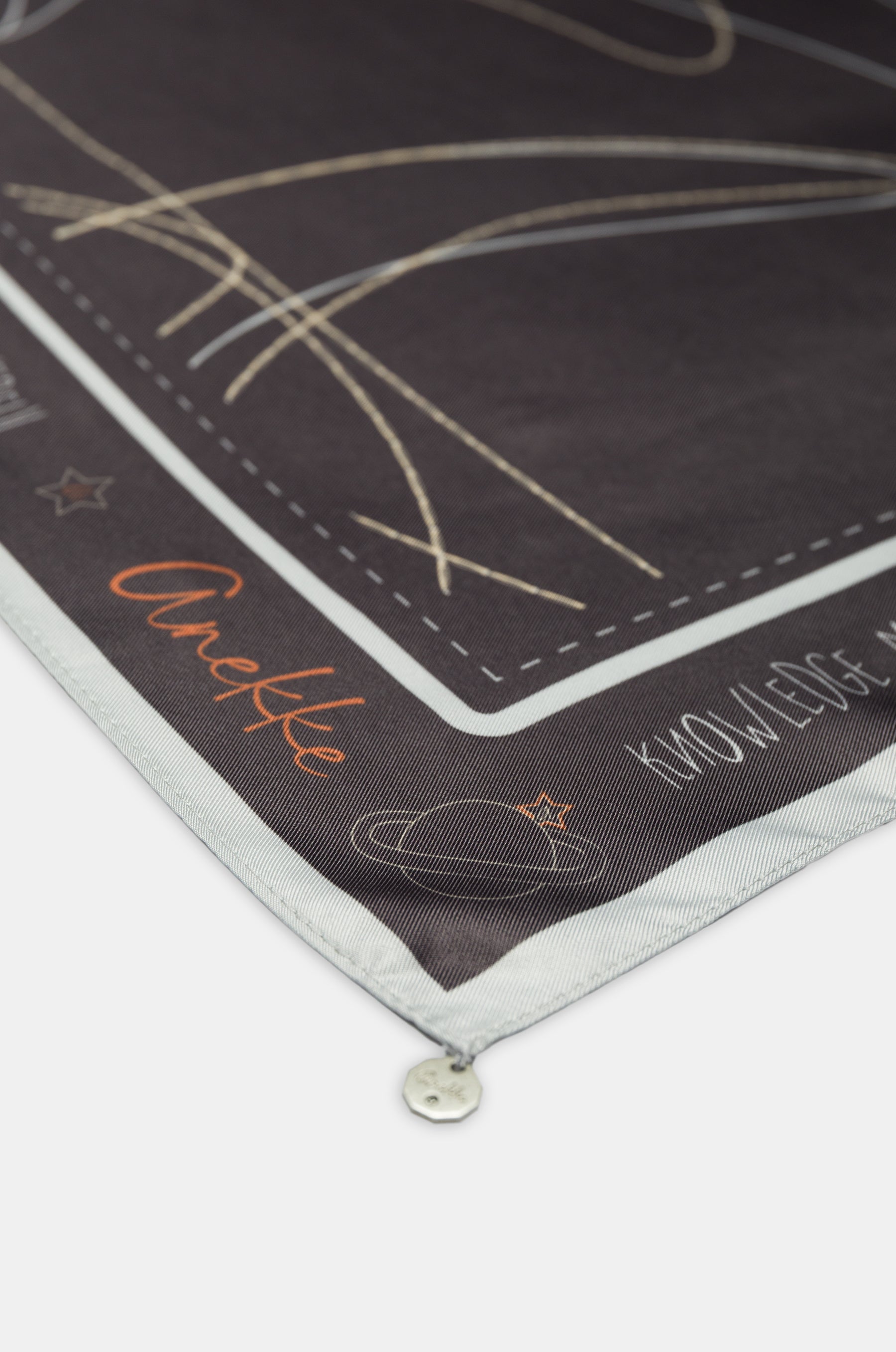 Foulard carré imprimé Auralis