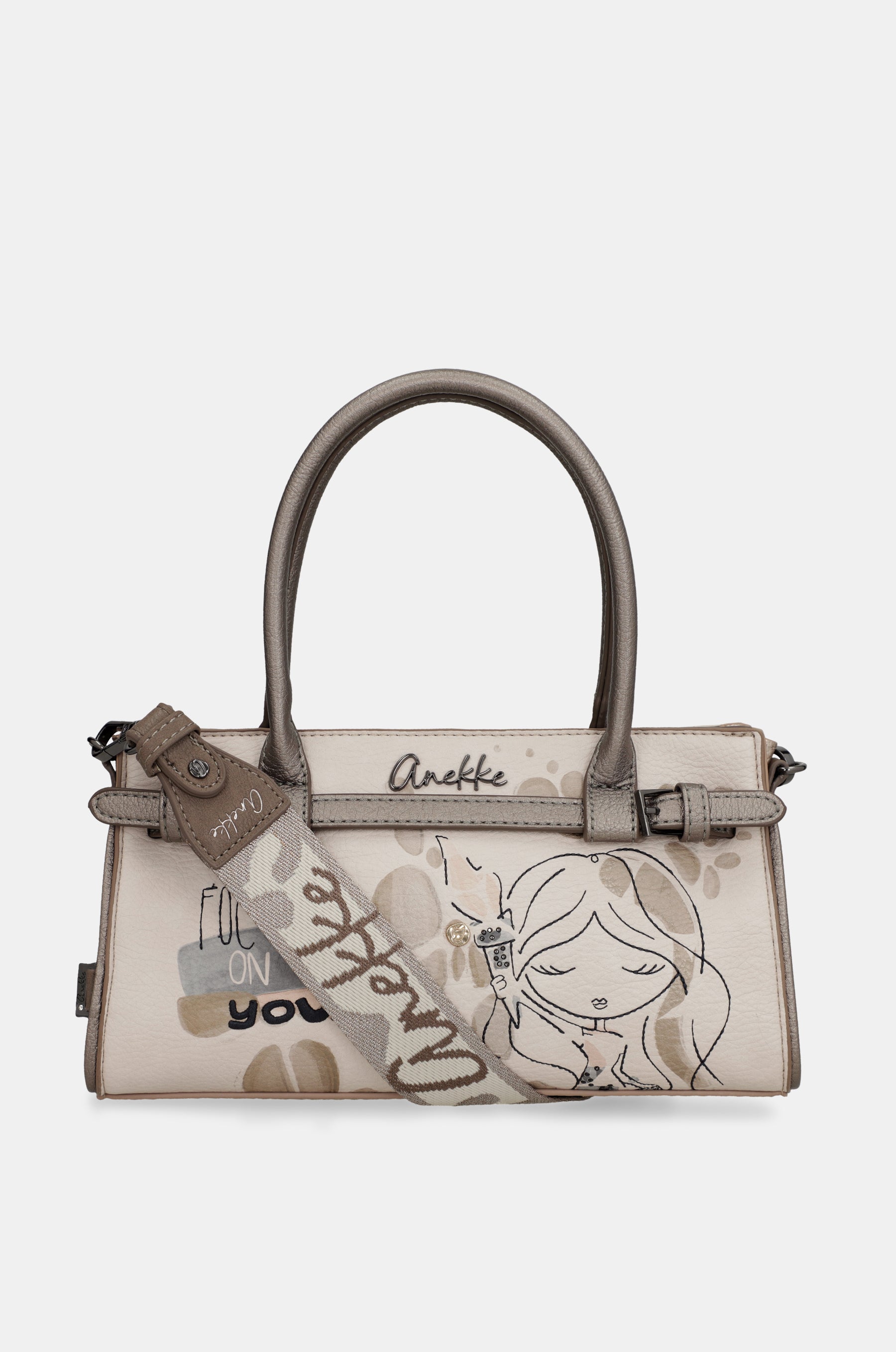 Sac à bandoulière Olympia avec deux anses et une bandoulière