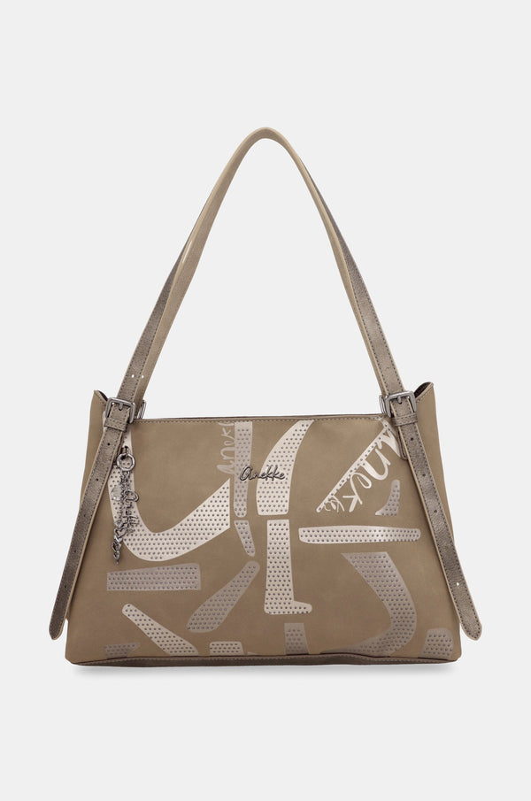 Sac porté épaule Taupe