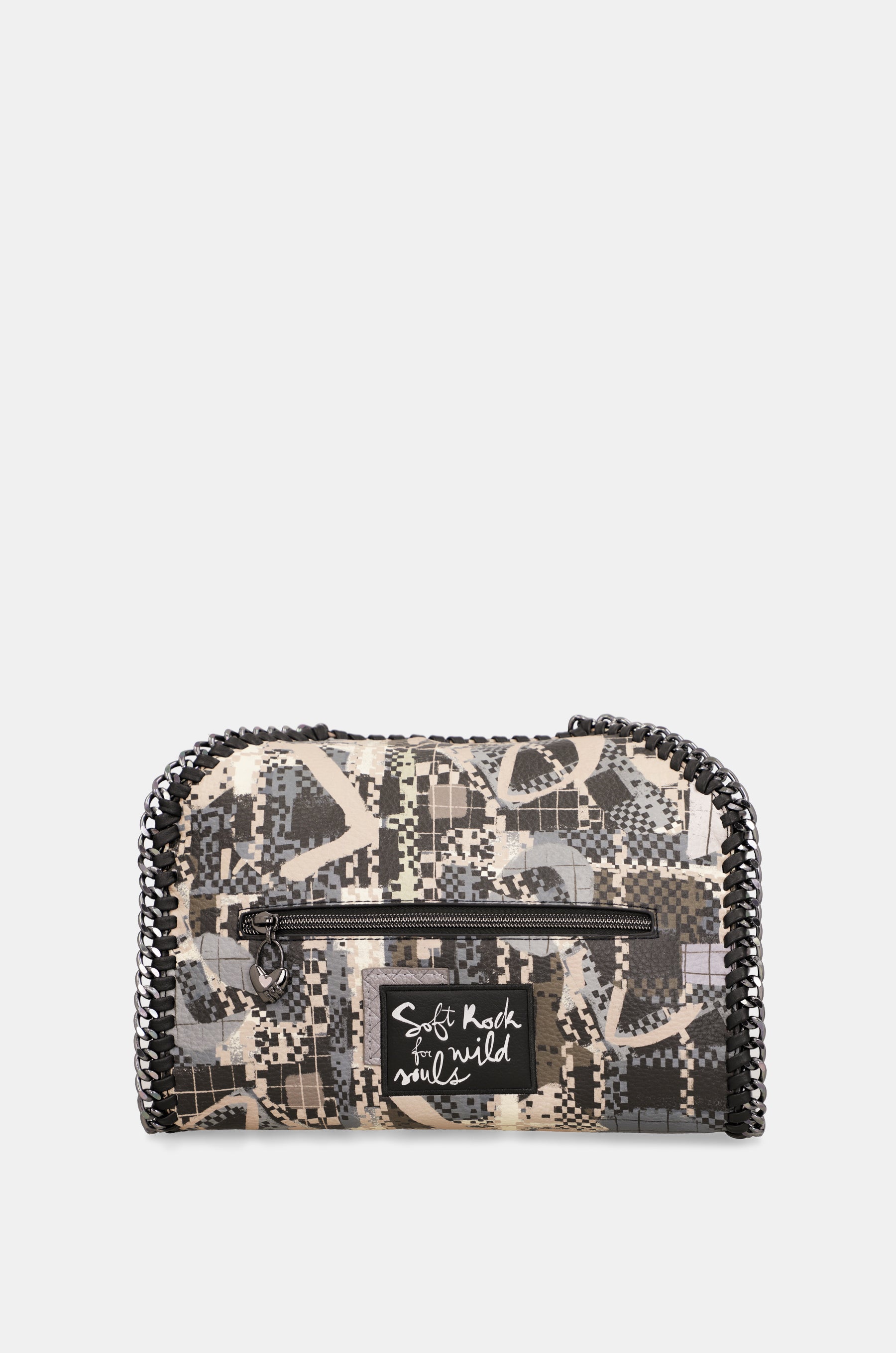 Sac porté épaule à anse métallique Iron