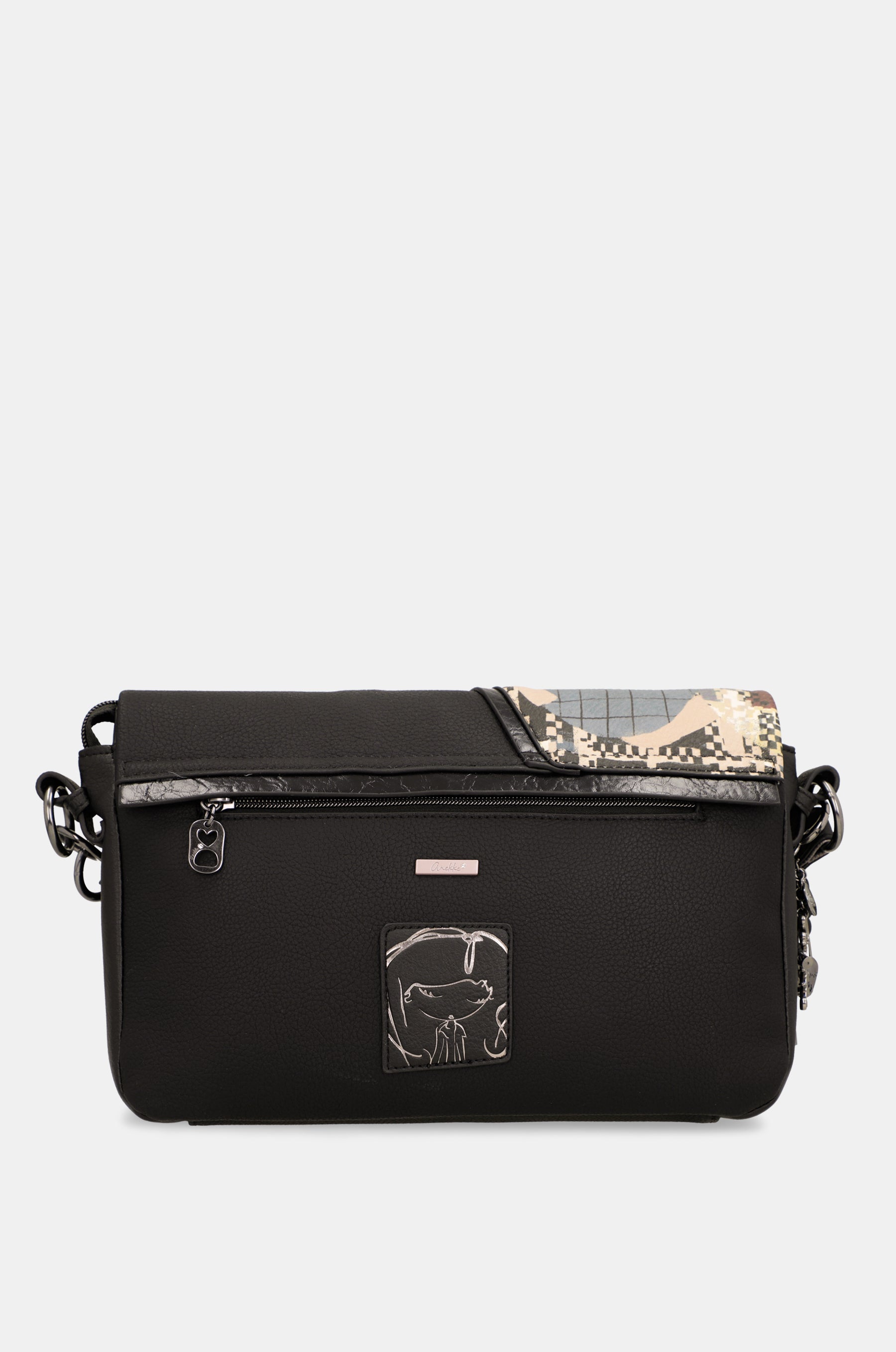 Sac à bandoulière à rabat Iron
