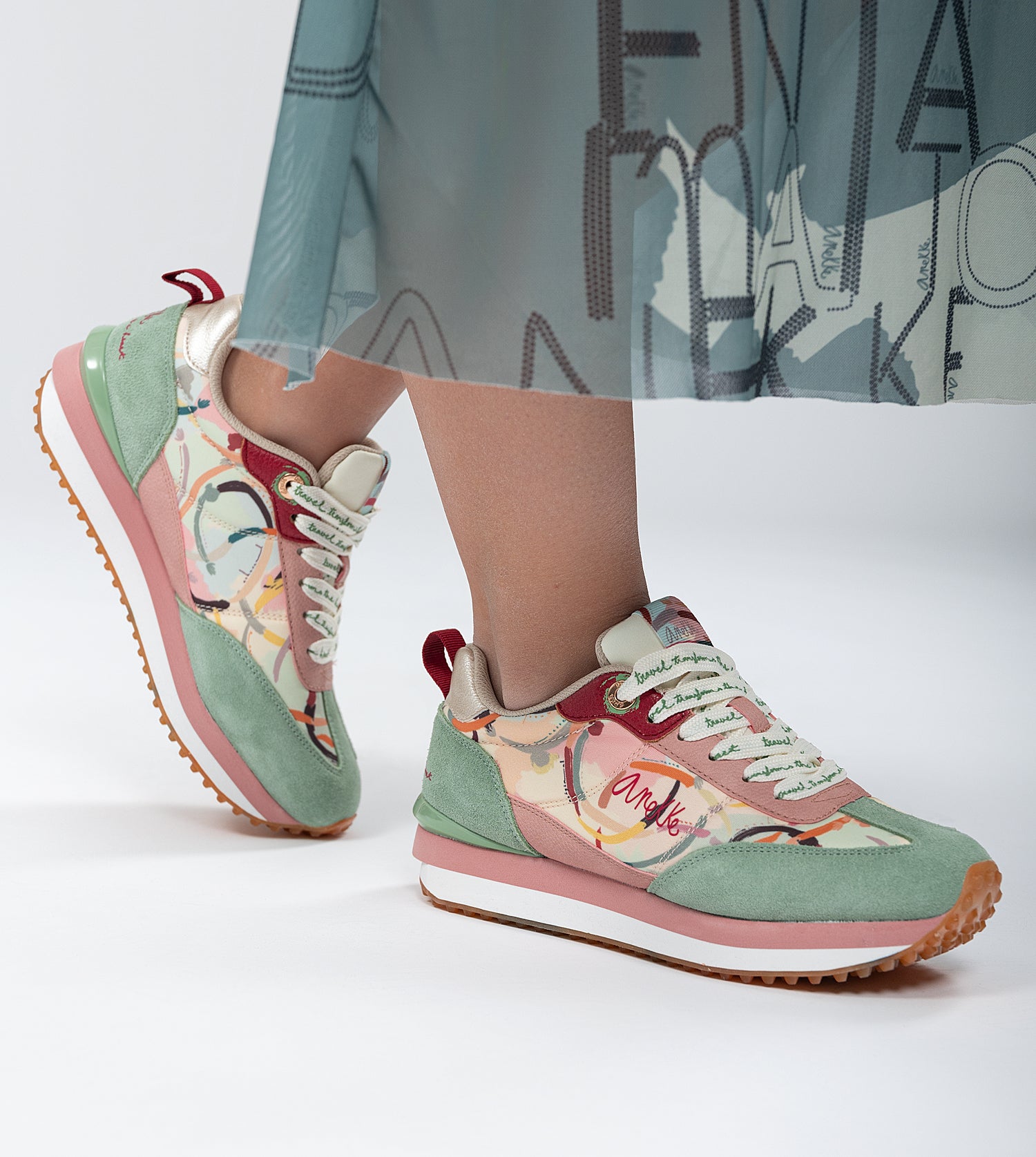 Baskets multicolores Smart