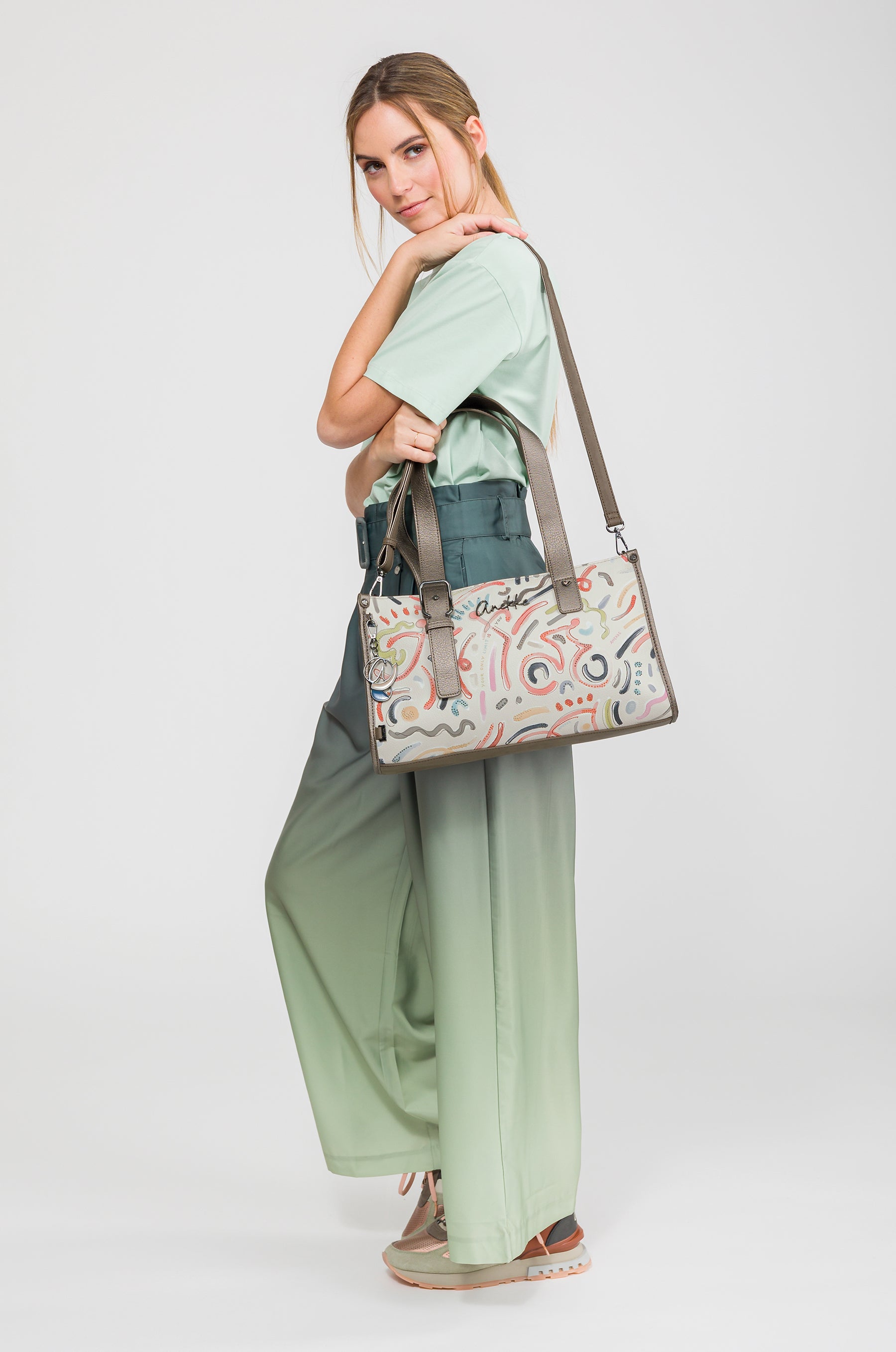 Sac à main Olympia à deux anses avec bandoulière