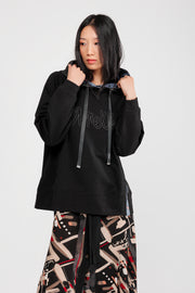 Sweat à capuche noir