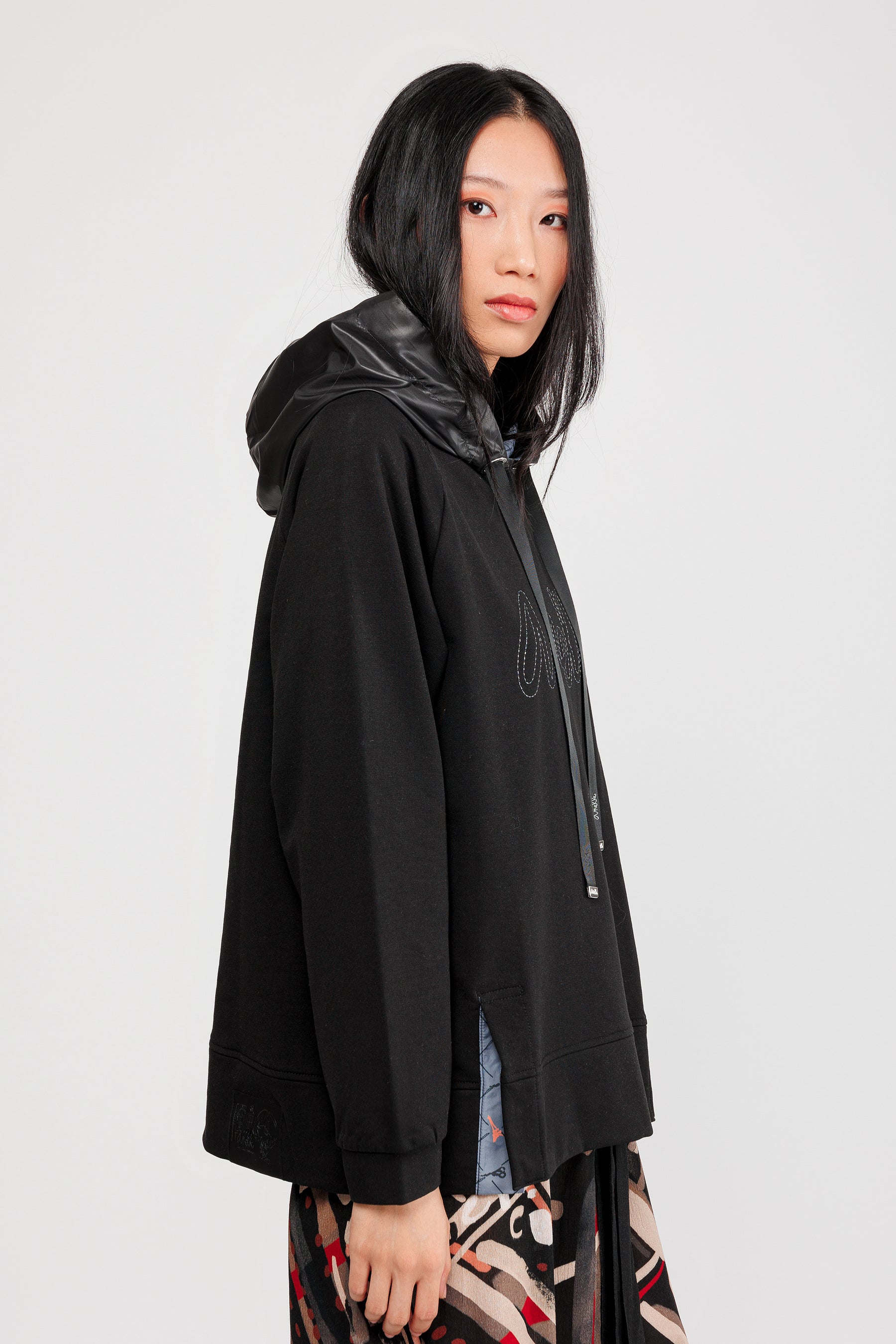 Sweat à capuche noir