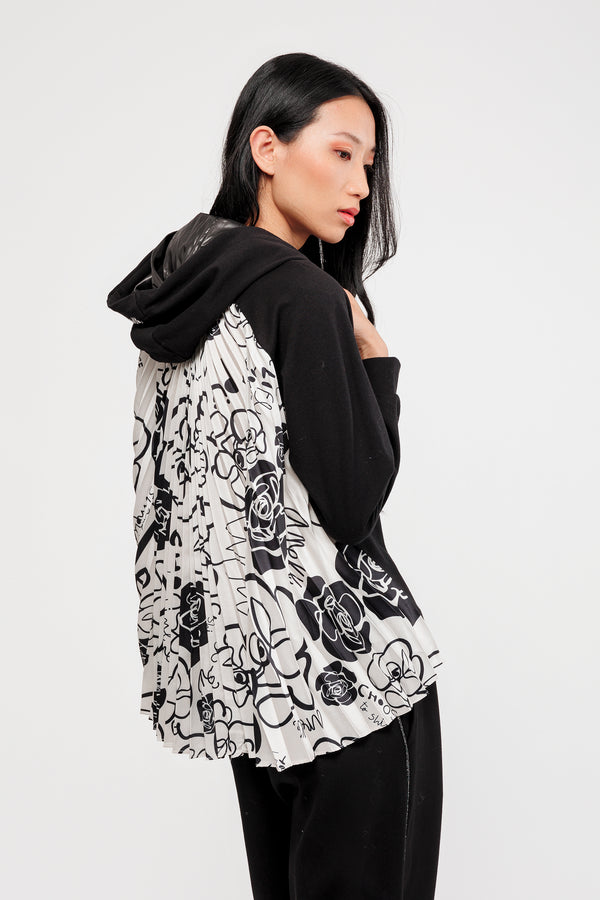 Sweat à capuche imprimé