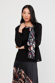 T-shirt noir Mademoiselle