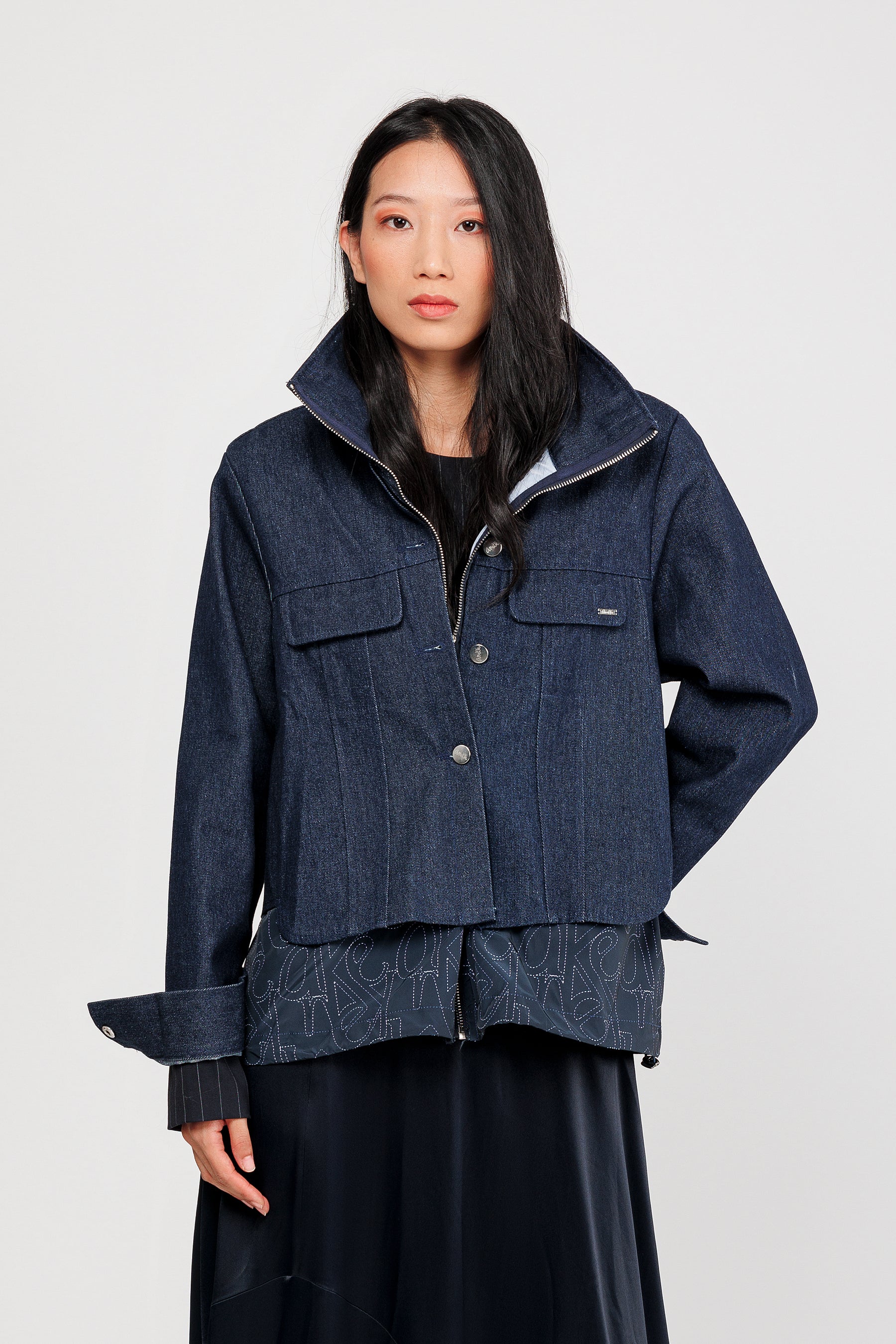 Veste bleu denim
