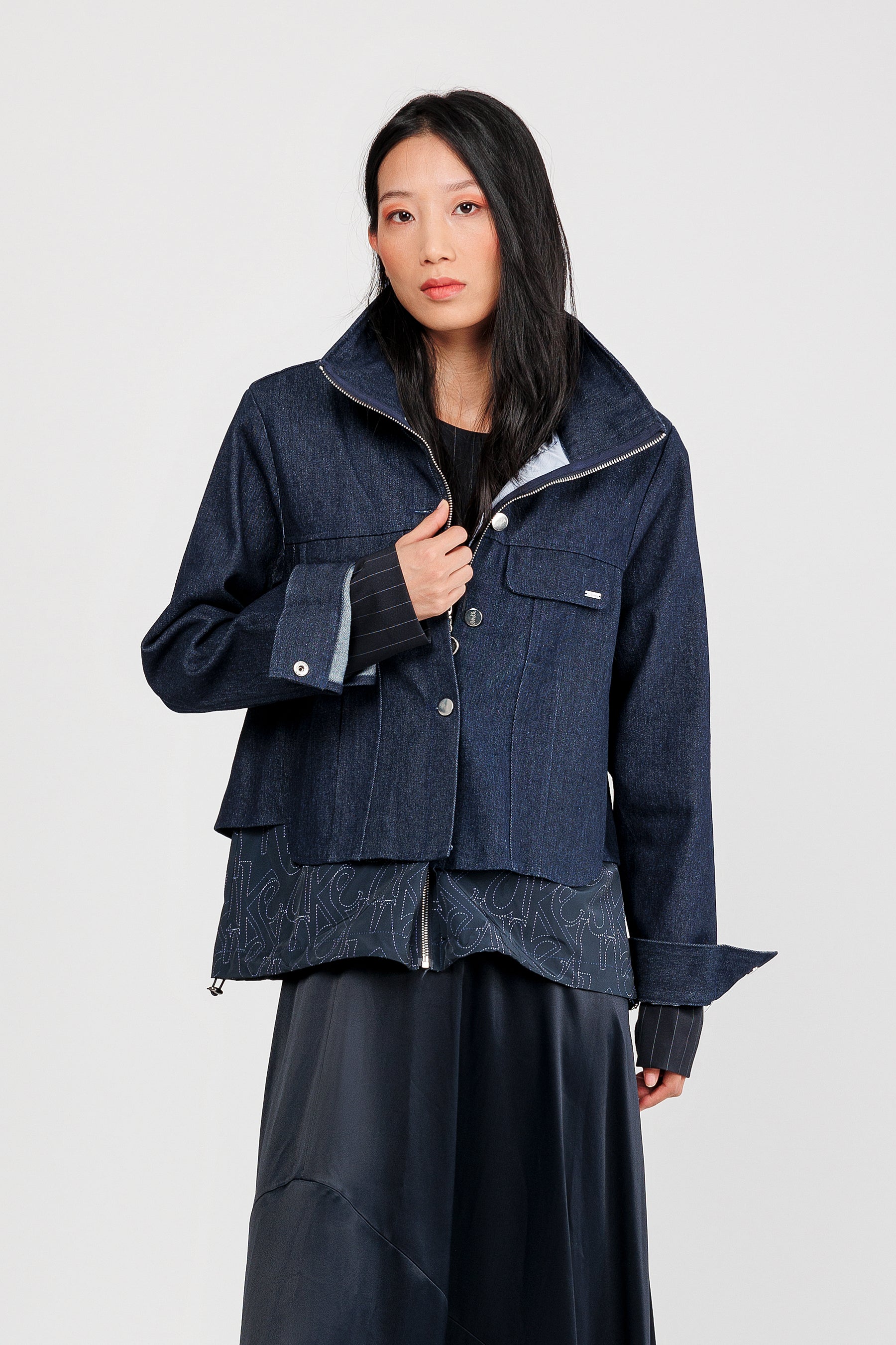 Veste bleu denim