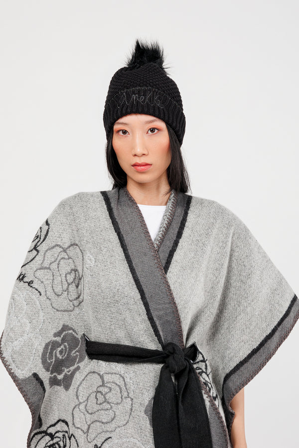 Bonnet en maille noir