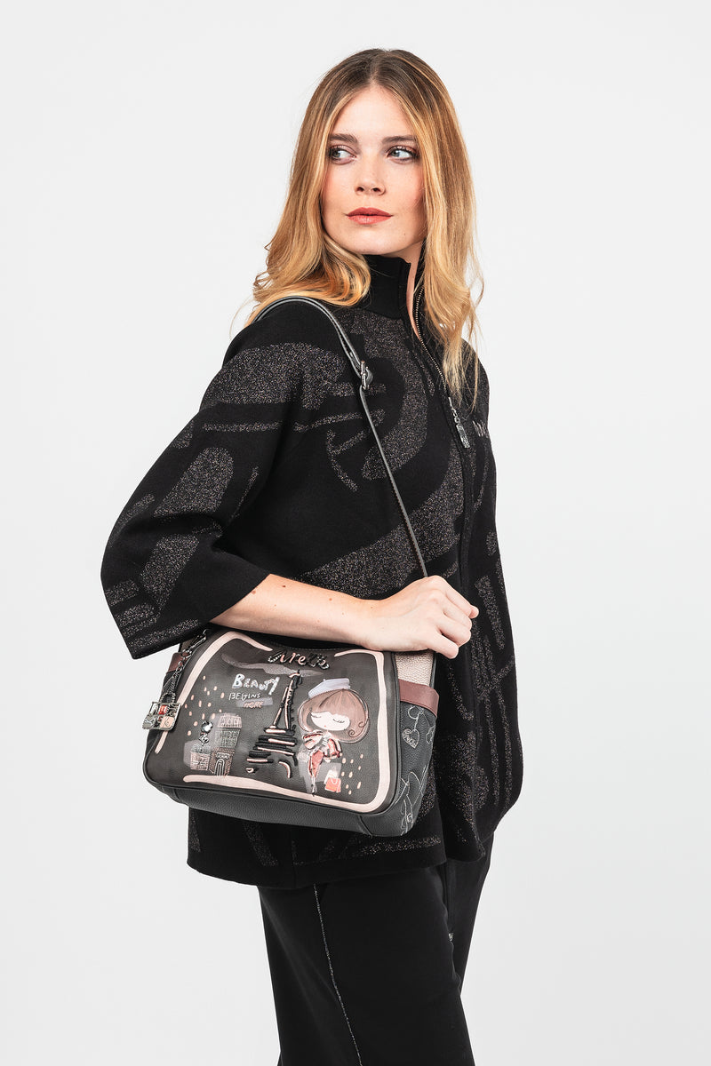 Sac à main avec bandoulière grand Mademoiselle