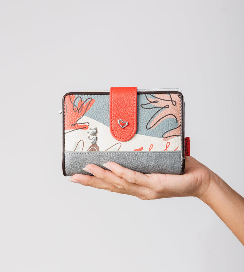 Portefeuille Alma moyen RFID