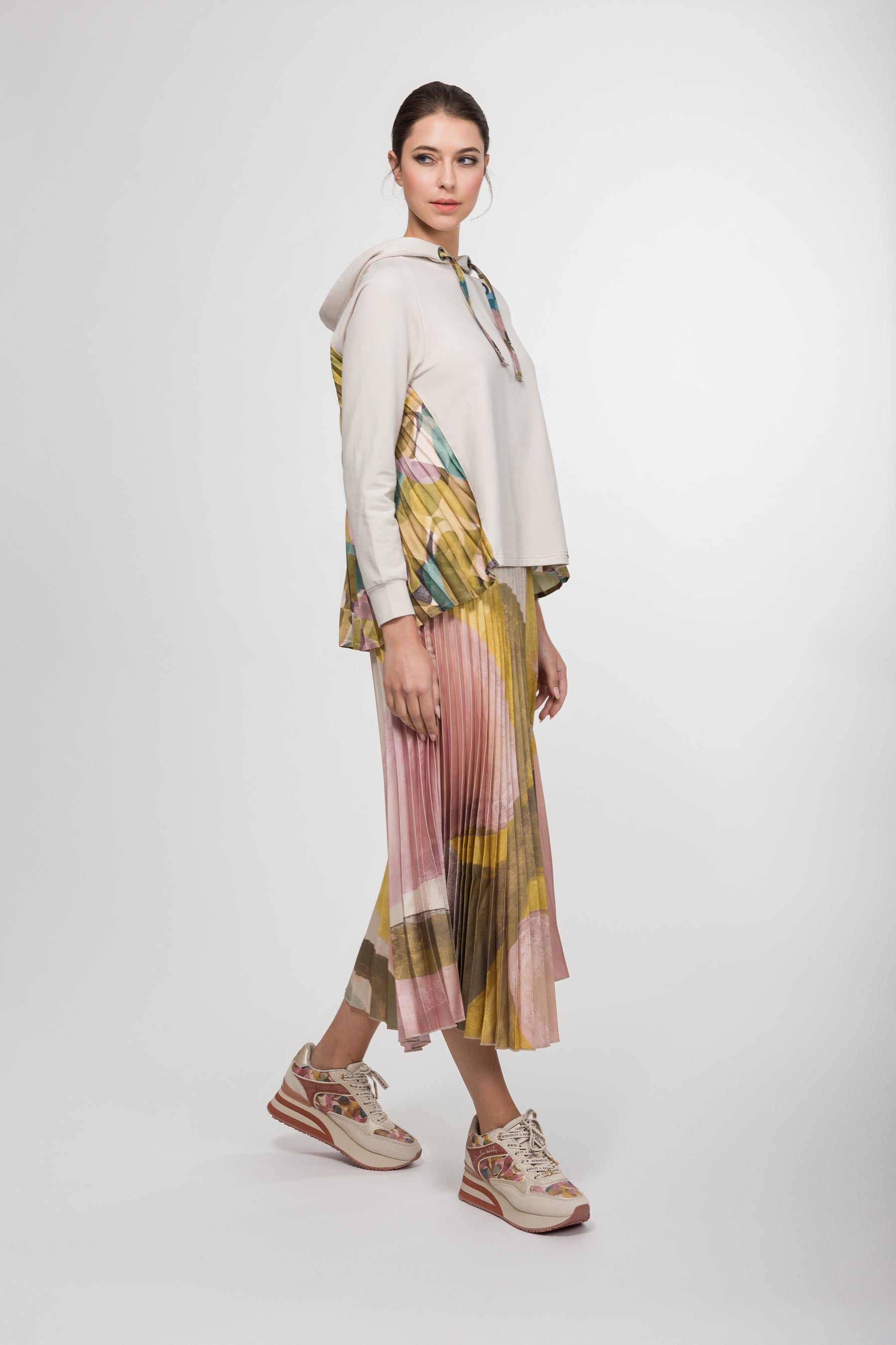 Sneakers roses et beige Bloom