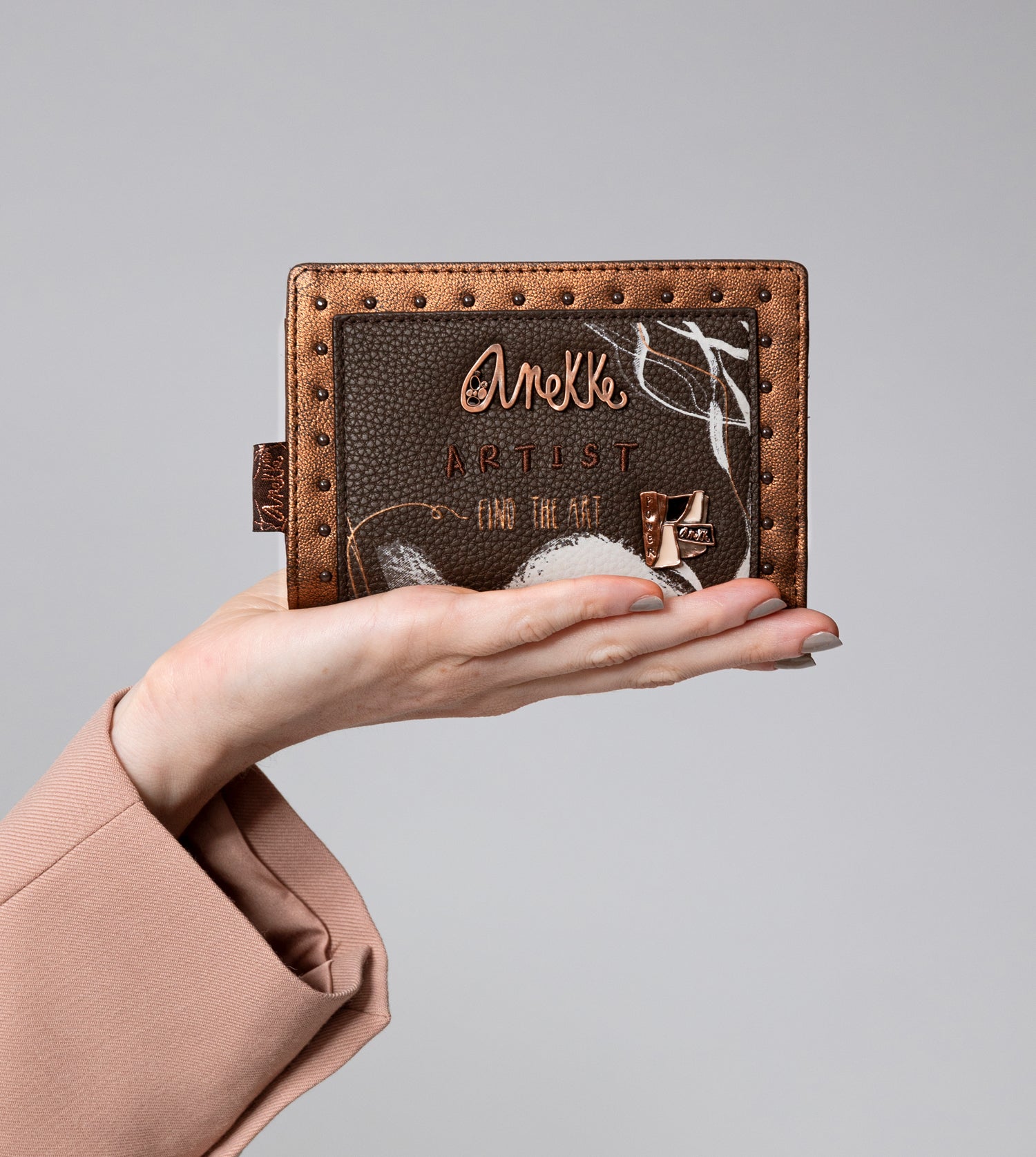 Nature SHODō Brown Flexible RFID portefeuille