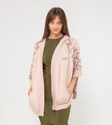 Veste beige style poncho