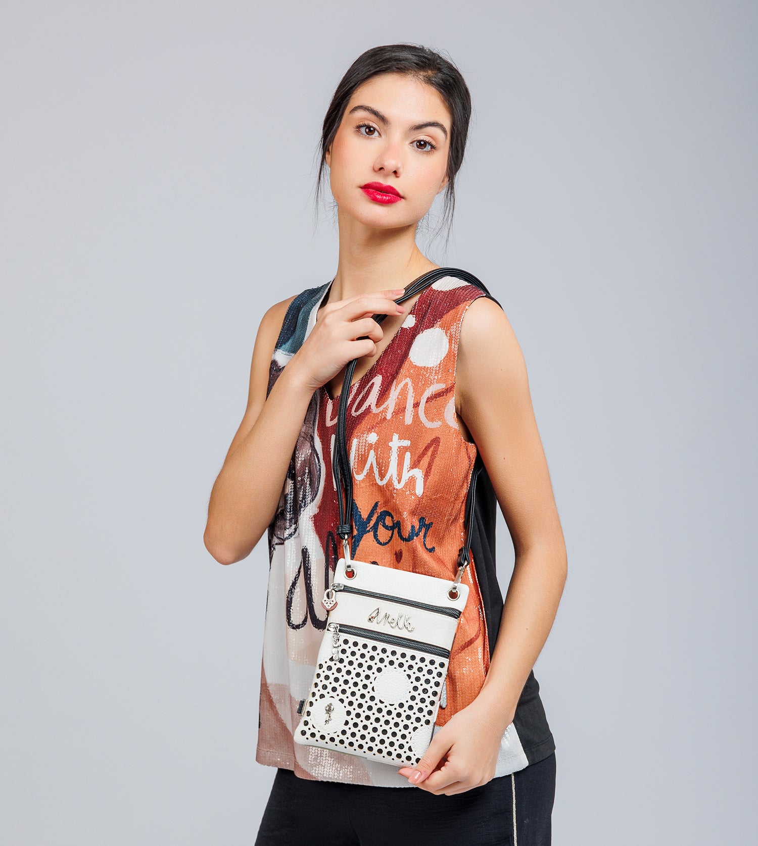 Mini sac bandoulière 2 compartiments Alma