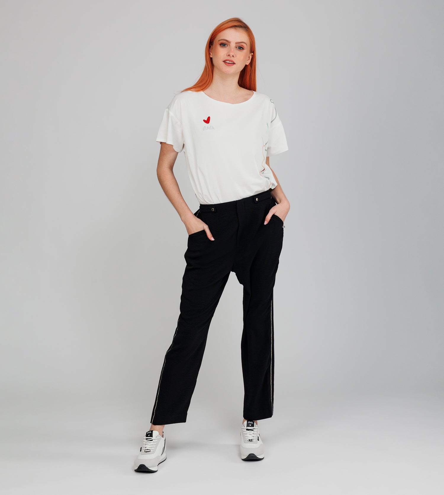 T-shirt imprimé à manches courtes Alma
