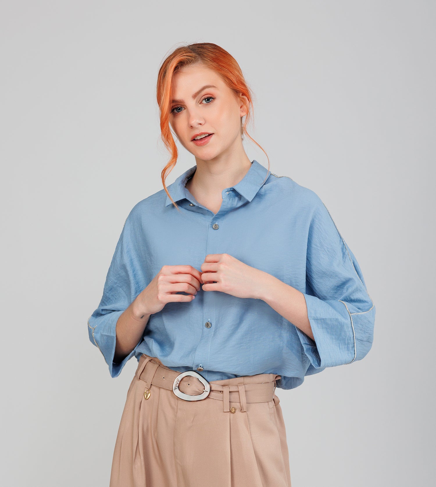 Chemise bleue