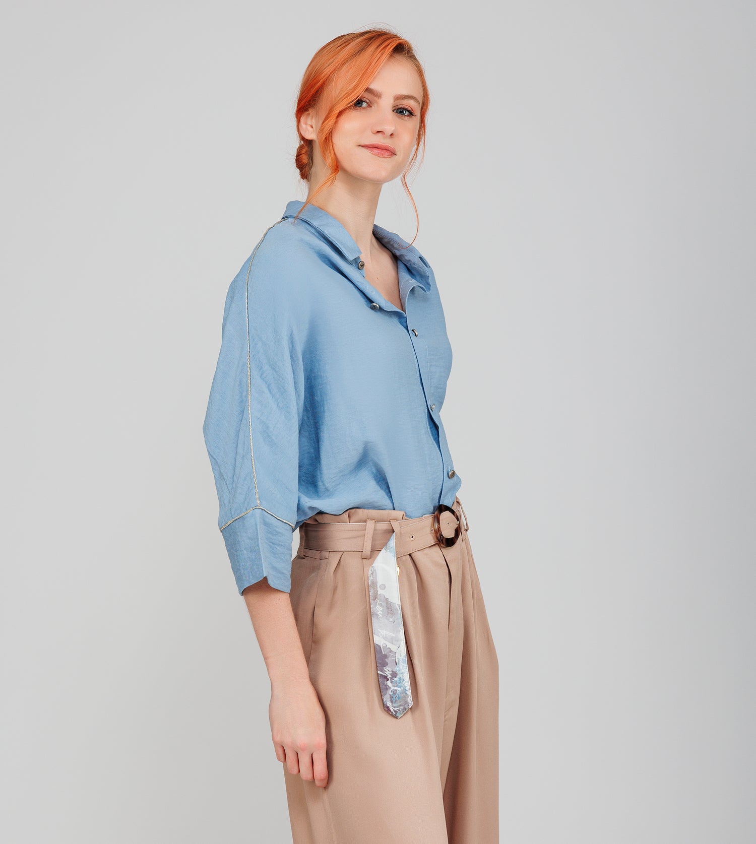 Chemise bleue