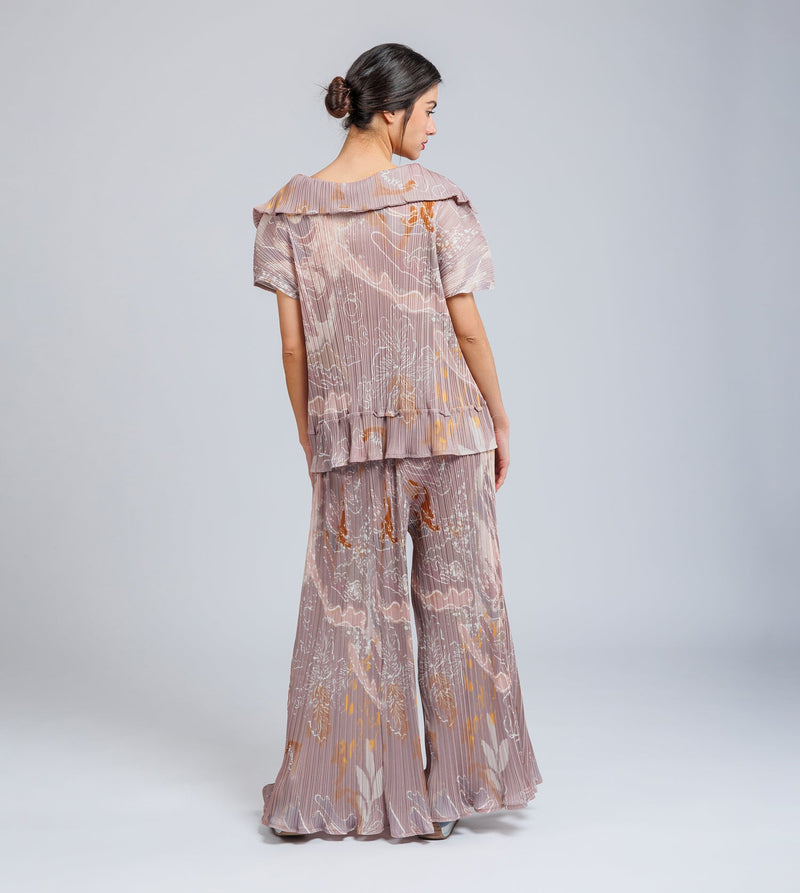 Pantalon fluide imprimé