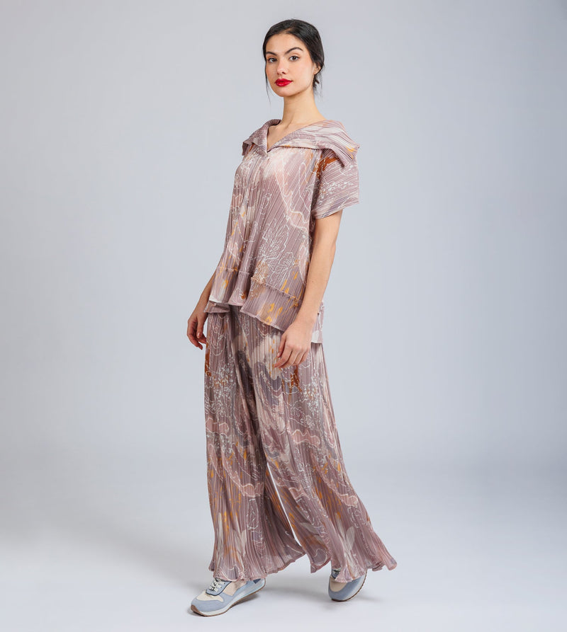 Pantalon fluide imprimé
