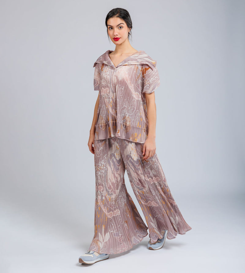 Pantalon fluide imprimé