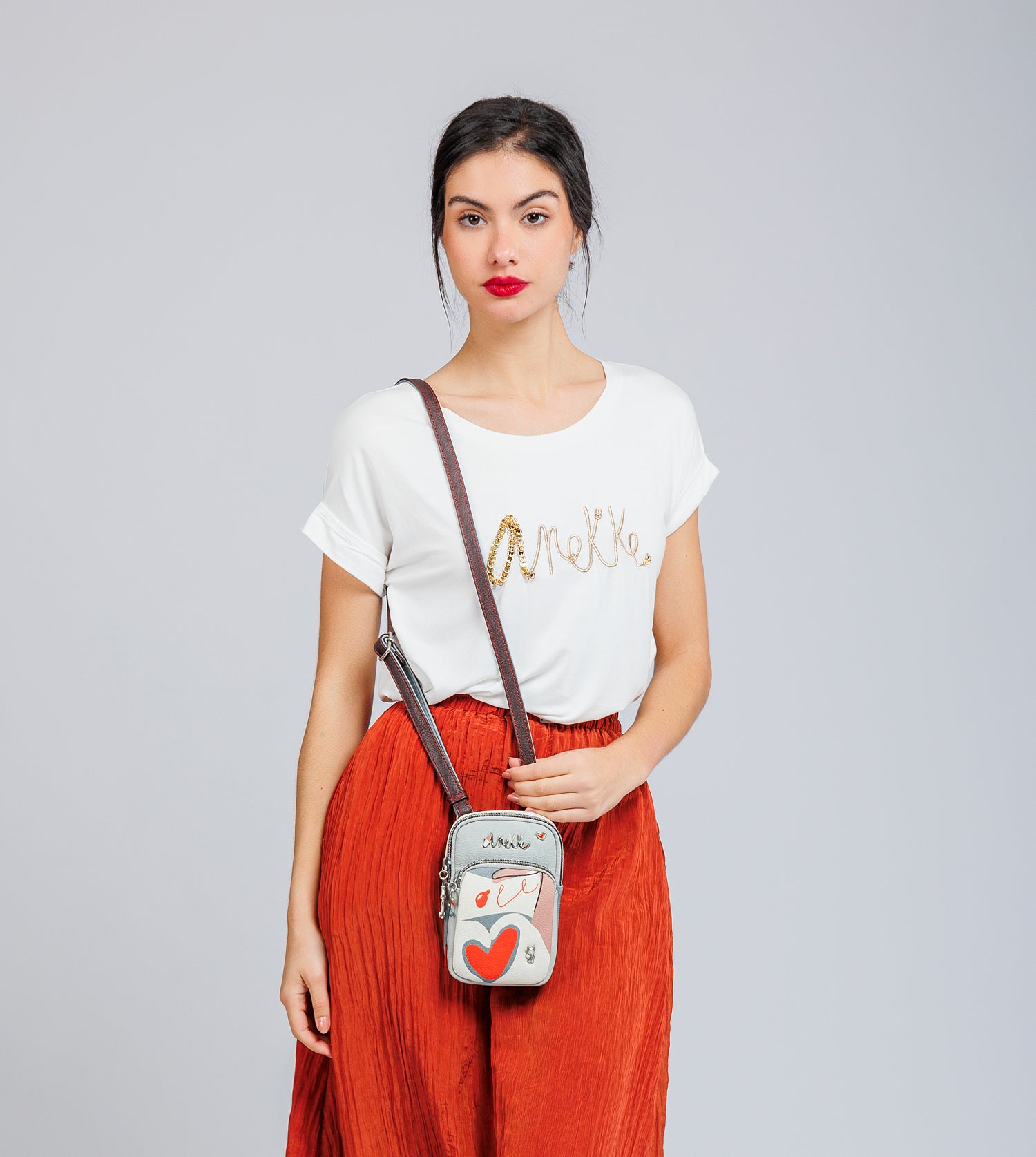 Mini sac bandoulière avec poche Alma